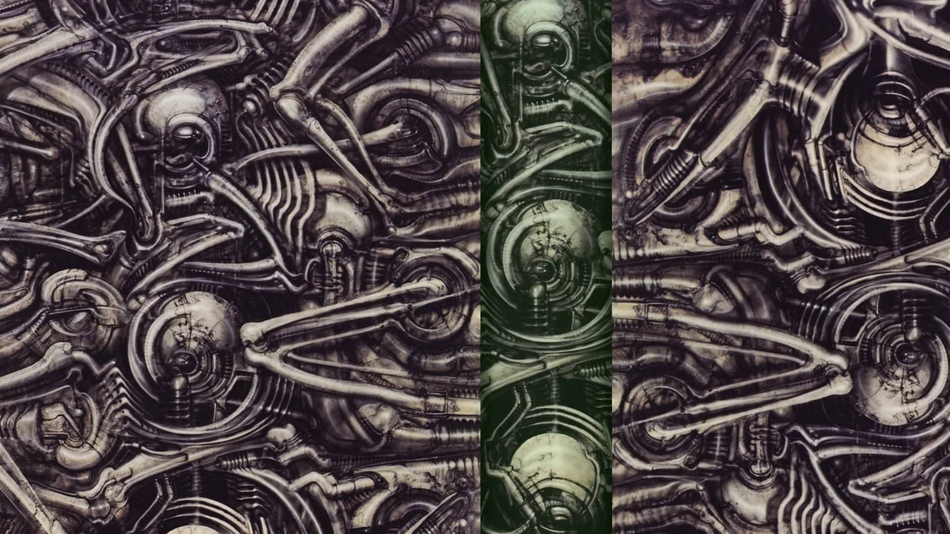 1920x1080 I made a colour changing wallpaper from HR Giger's work That is if, Desktop