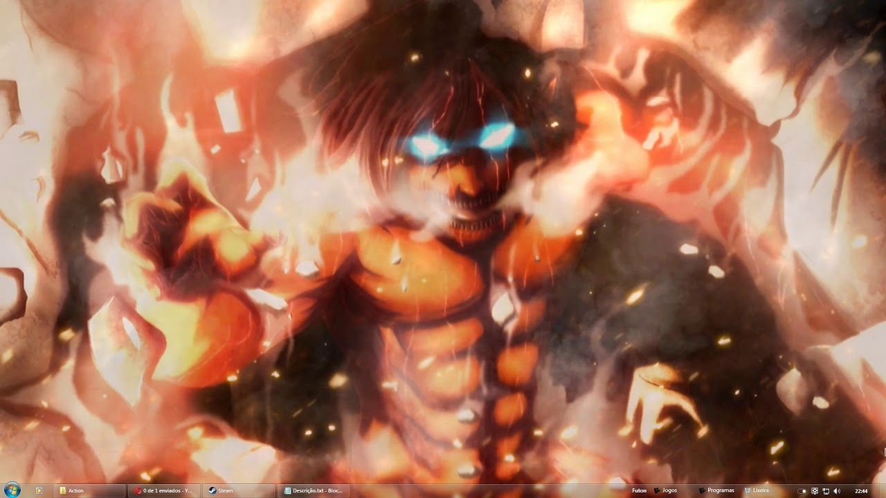 1280x720 Attack On Titan Le Titan D Eren HD Wallpaper, Desktop