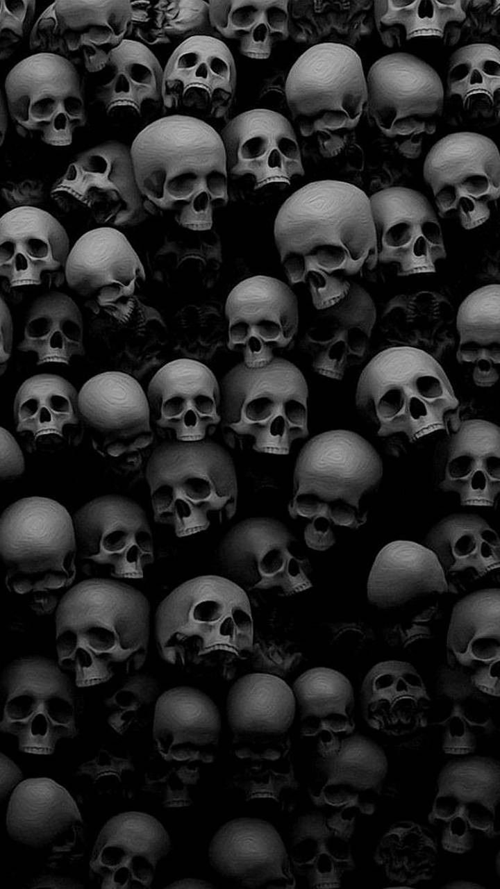 720x1280 Gothic Skull iPhone Wallpaper Free Gothic Skull iPhone Background, Phone