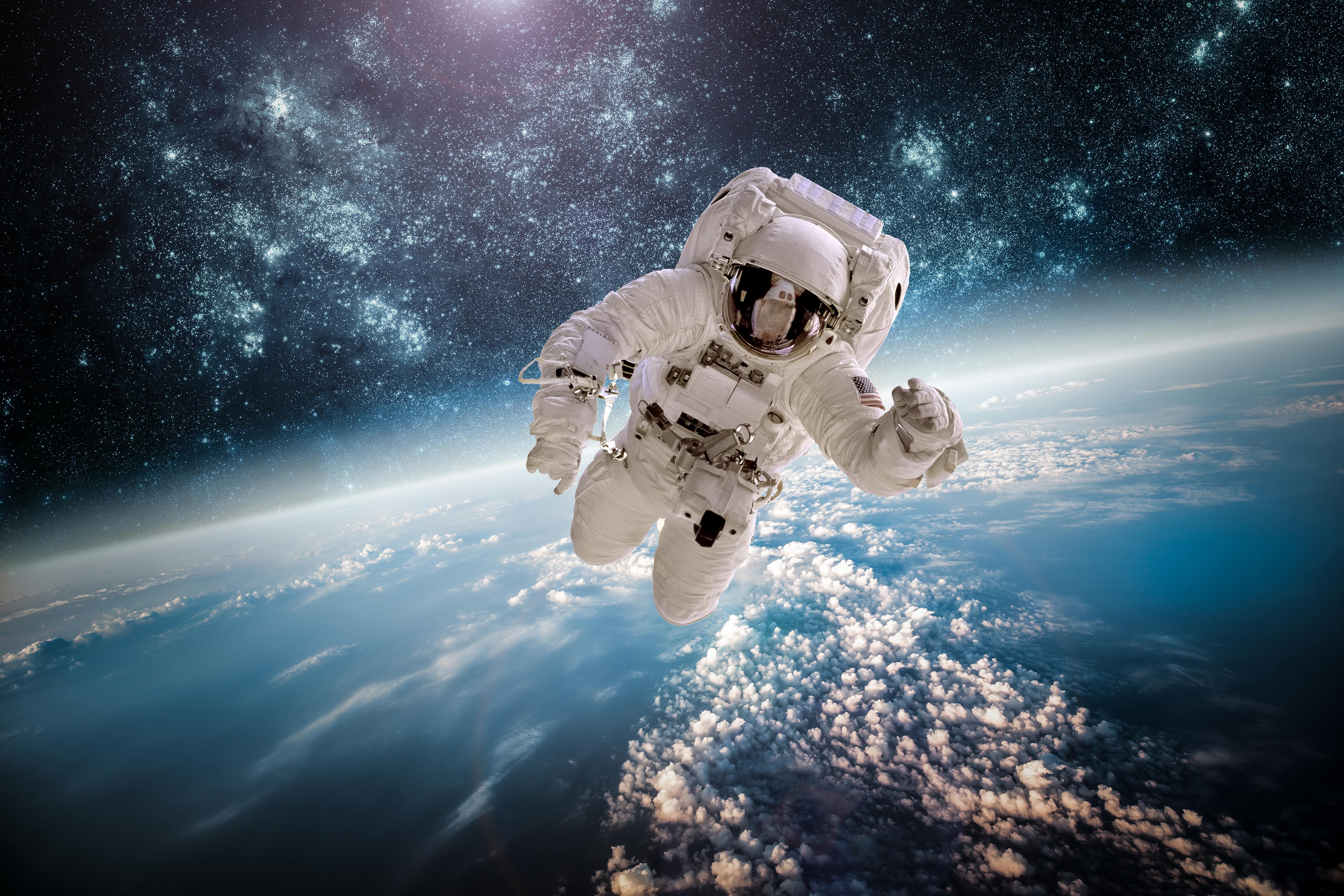 6000x4000 Astronaut Floating In Space Wallpaper iPhone, Desktop