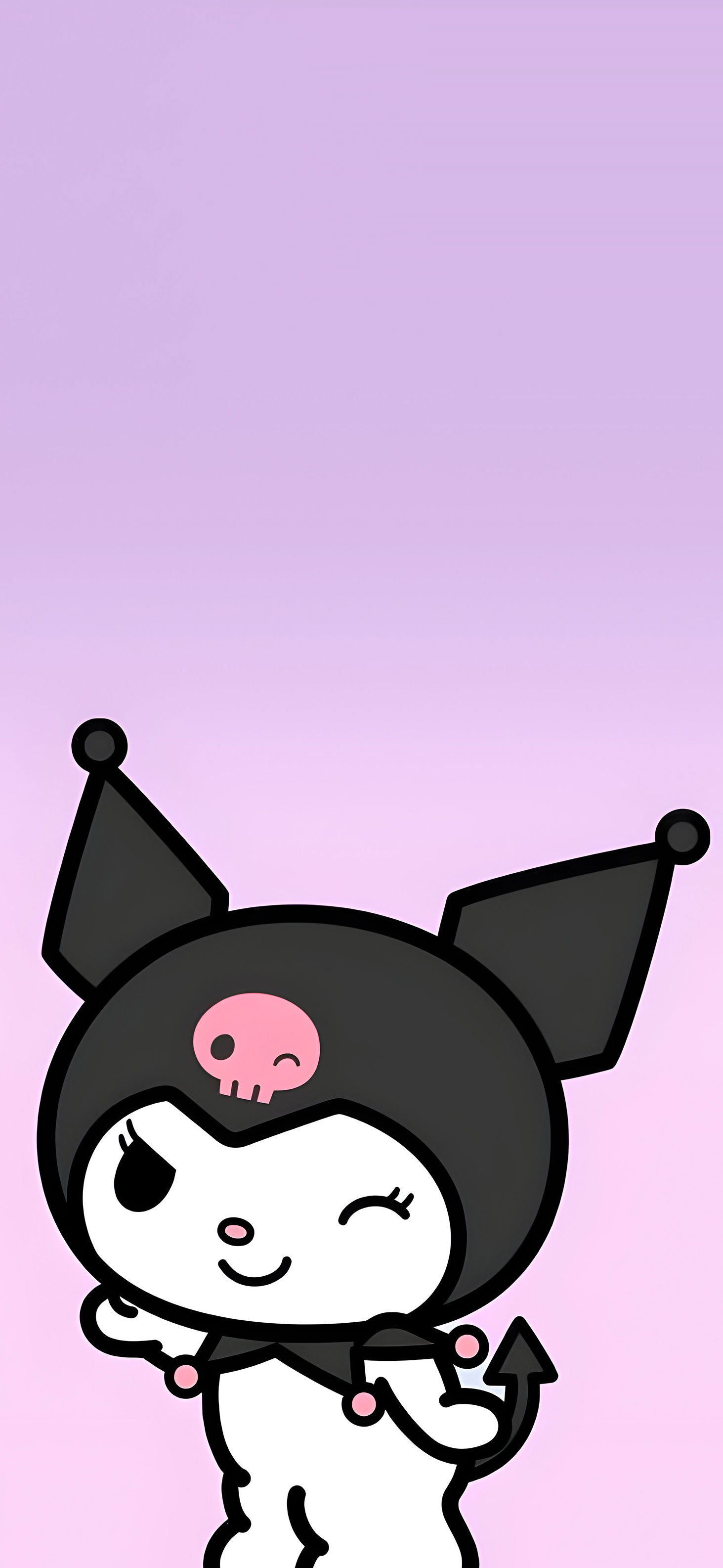 1470x3180 Sanrio Kuromi Cute Wallpaper, Phone