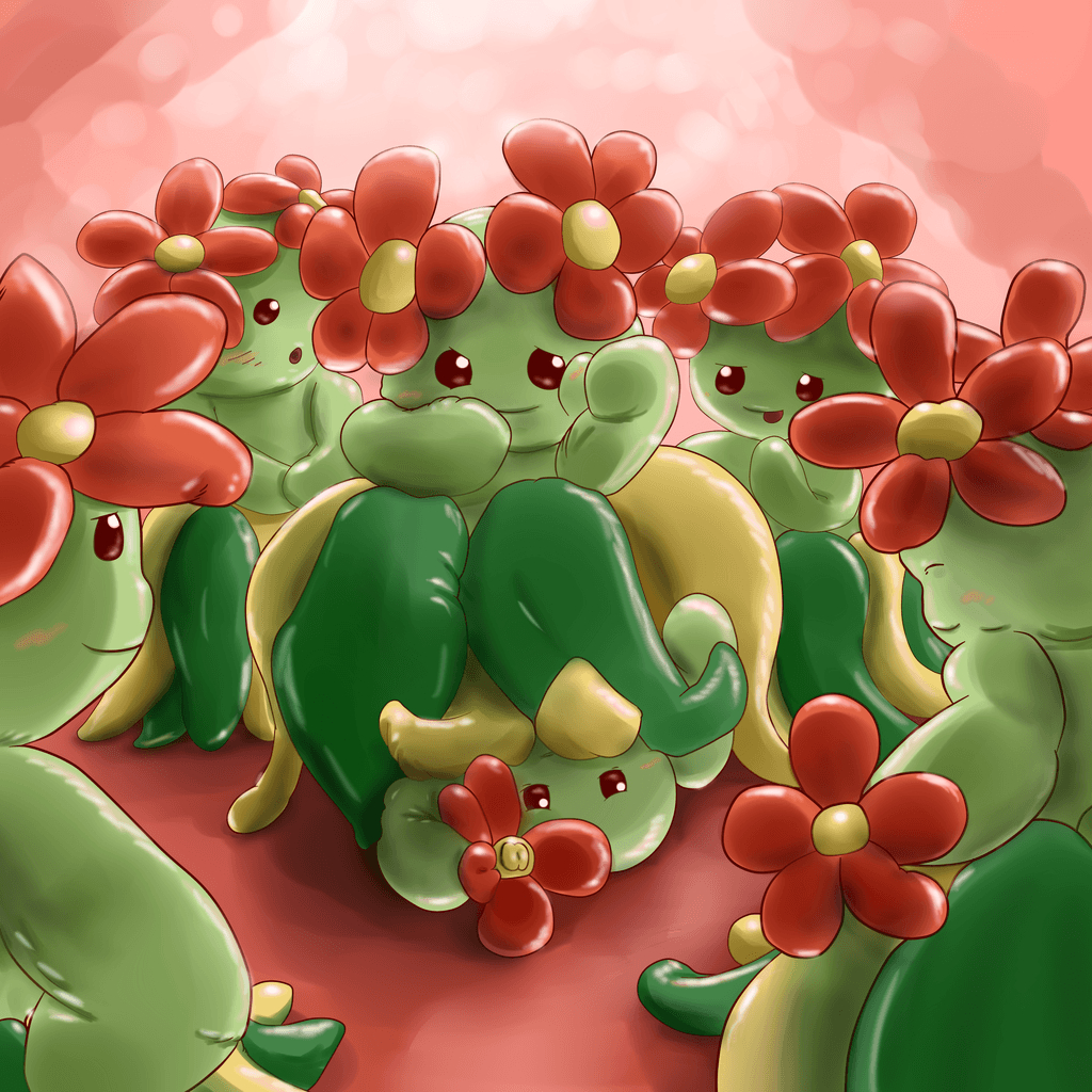 1030x1030 Upskirt Aromatherapy (Bellossom Pokemon TF), Phone