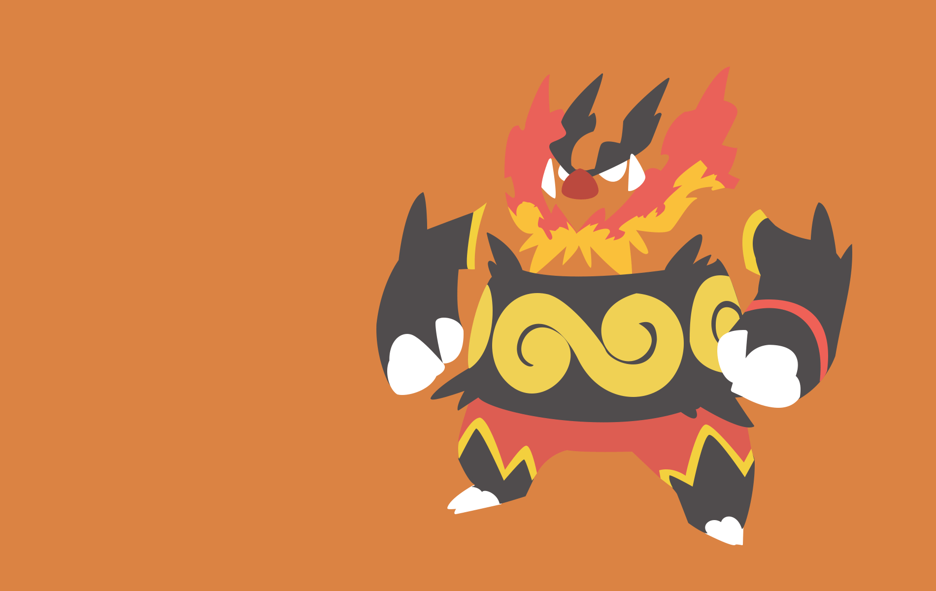 1900x1200 Emboar by PokeTrainerManro. Pokemon. Pokémon, Desktop