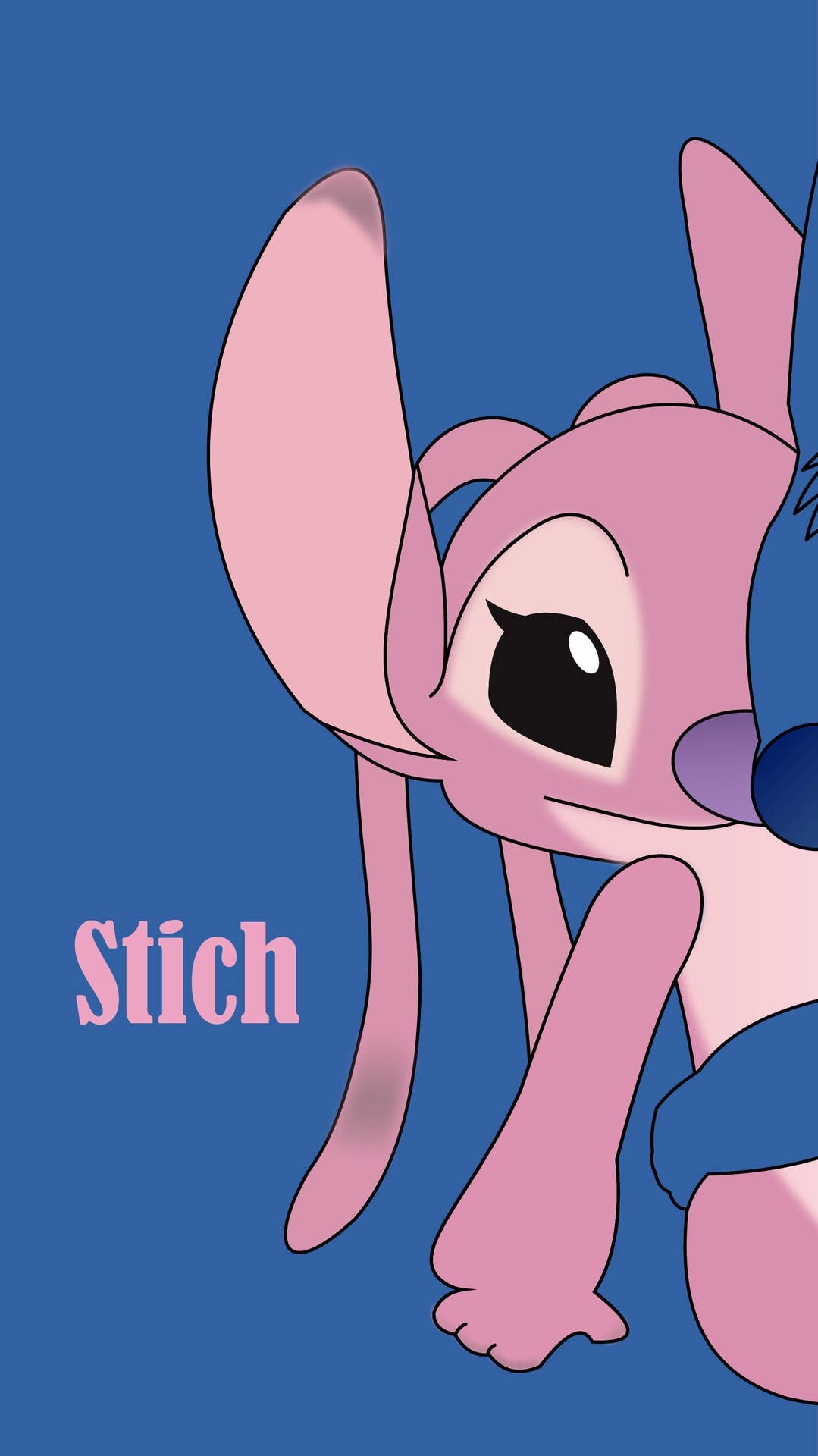 1080x1920 Download Blue Lilo & Stitch Angel Wallpaper, Phone