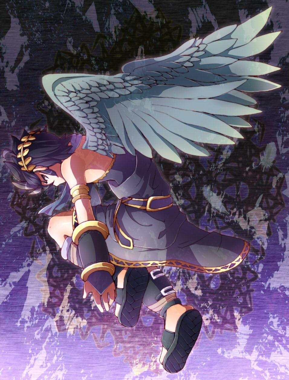 960x1260 Dark Pit Icarus Anime Image Board, Phone