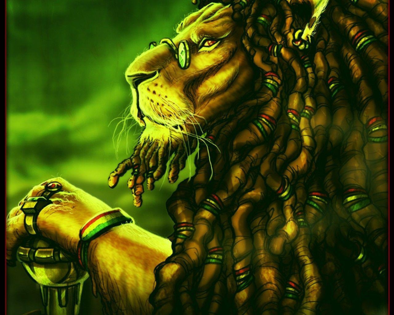 1280x1030 Rasta Wallpaper HD Wallpaper 1280×1024 Wallpaper Rasta (32 Wallpaper). Adorable Wallpaper. Лев искусство, Искусство, Лев, Desktop