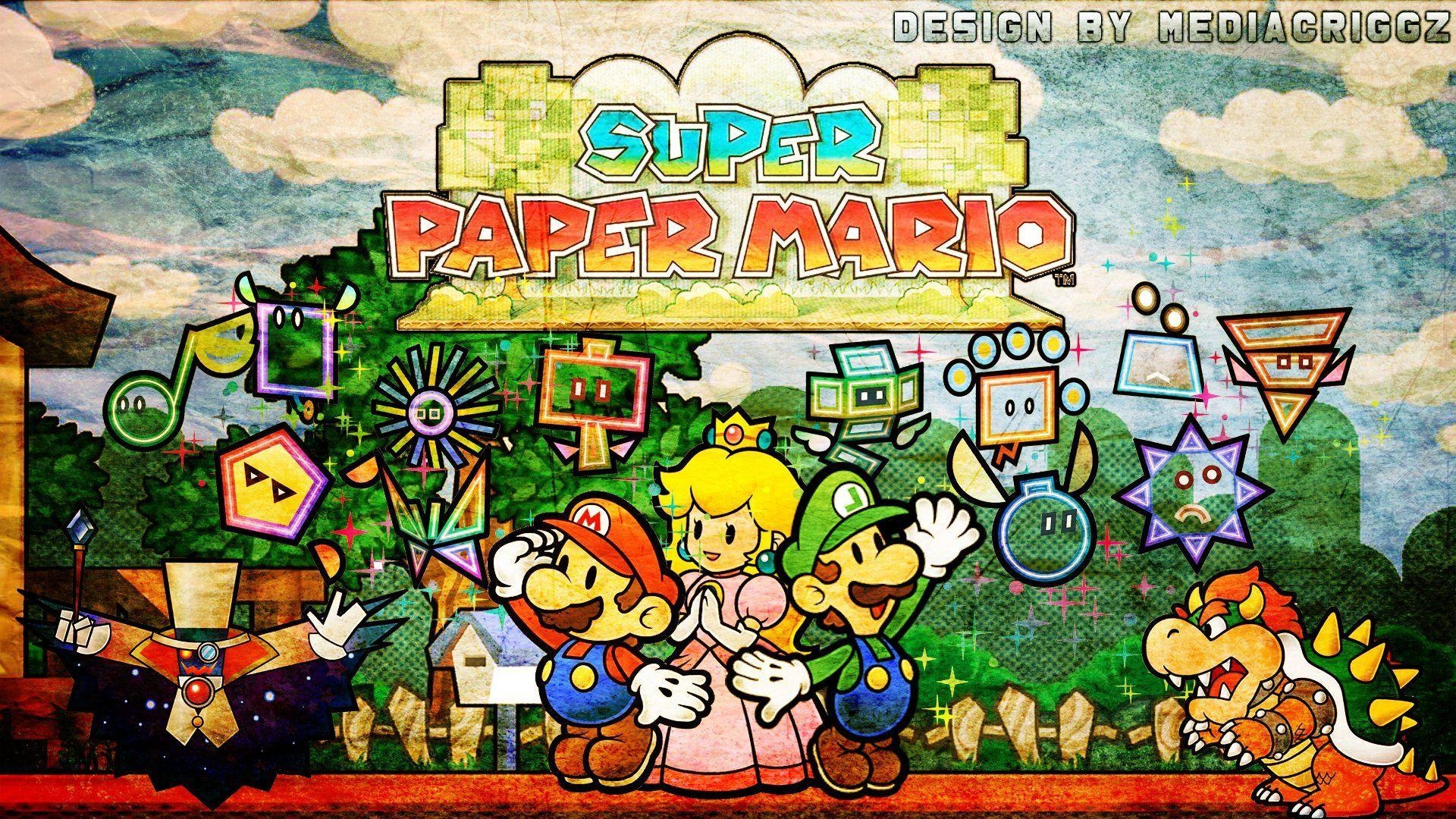 1920x1080 Super Paper Mario HD Wallpaper, Desktop