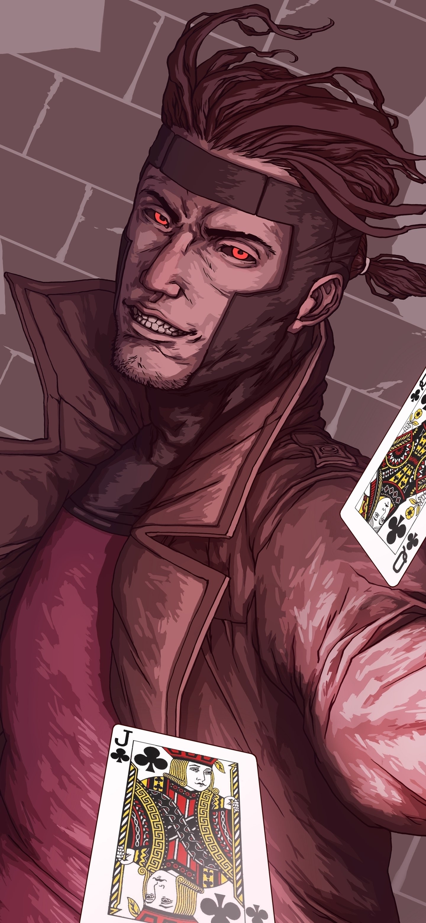 1440x3120 Gambit (Marvel Comics) Phone Wallpaper, Phone