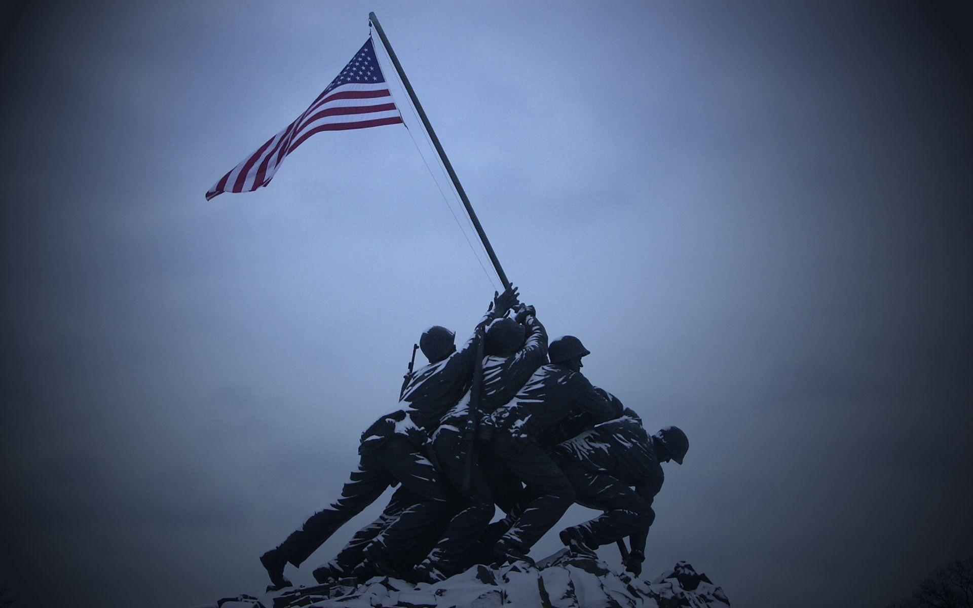 1920x1200 Raising the Flag on Iwo Jima Wallpaper, Joe Rosenthal Photography, Desktop