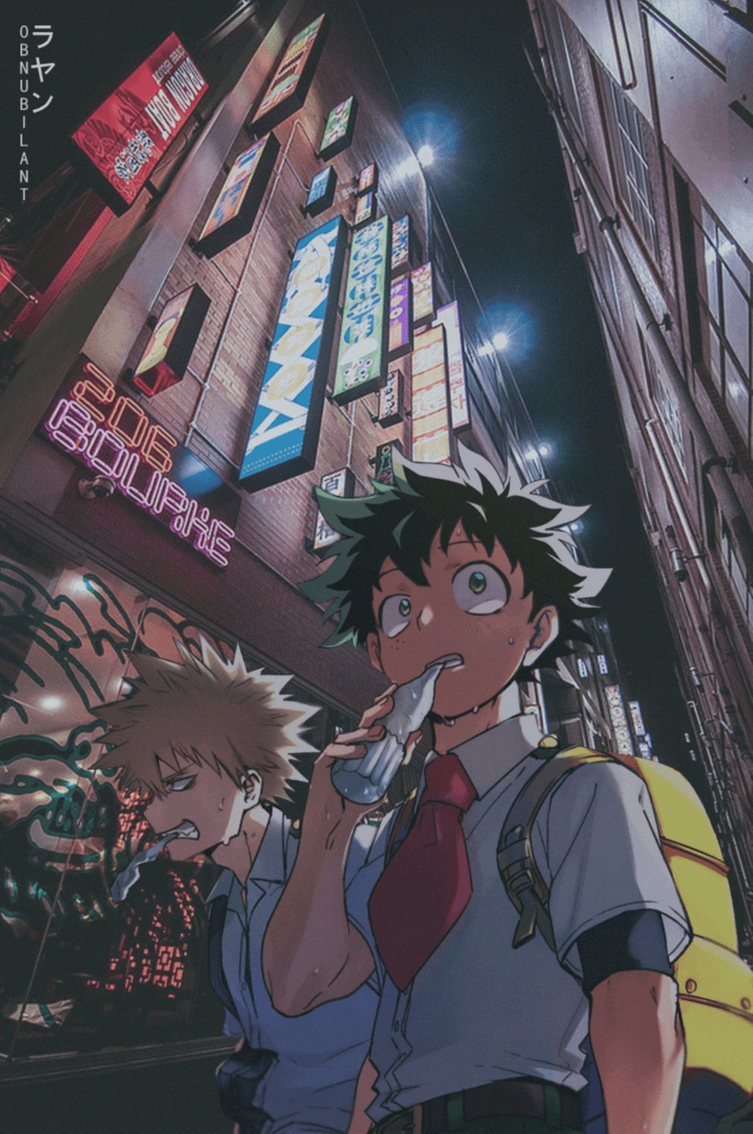 850x1280 Boku No Hero Academia aesthetic wallpaper Design by ラヤン, Phone