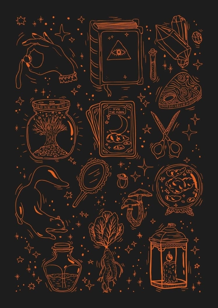 750x1070 Witchy Wallpaper Free Witchy Background, Phone