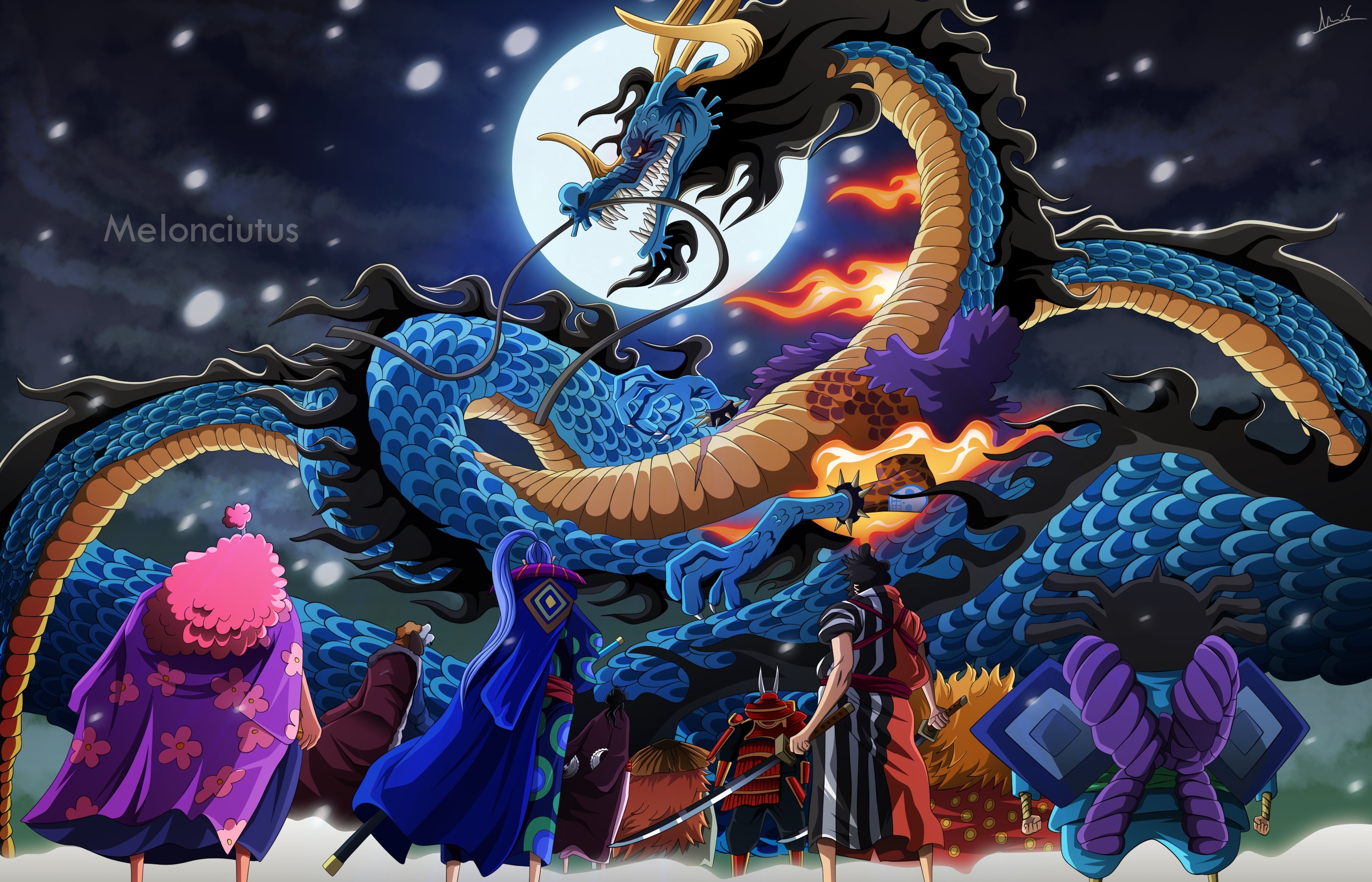 3100x1990 Kaido, Raizo (One Piece) HD Wallpaper, Desktop