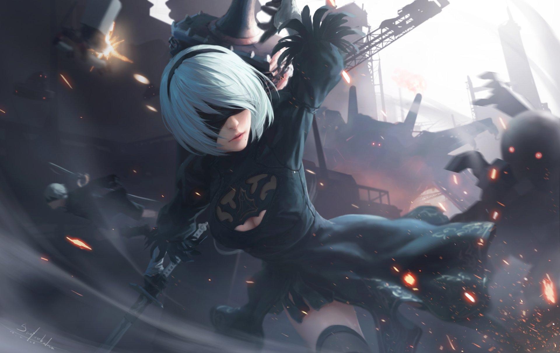 1920x1210 4K Ultra HD NieR: Automata Wallpaper, Desktop