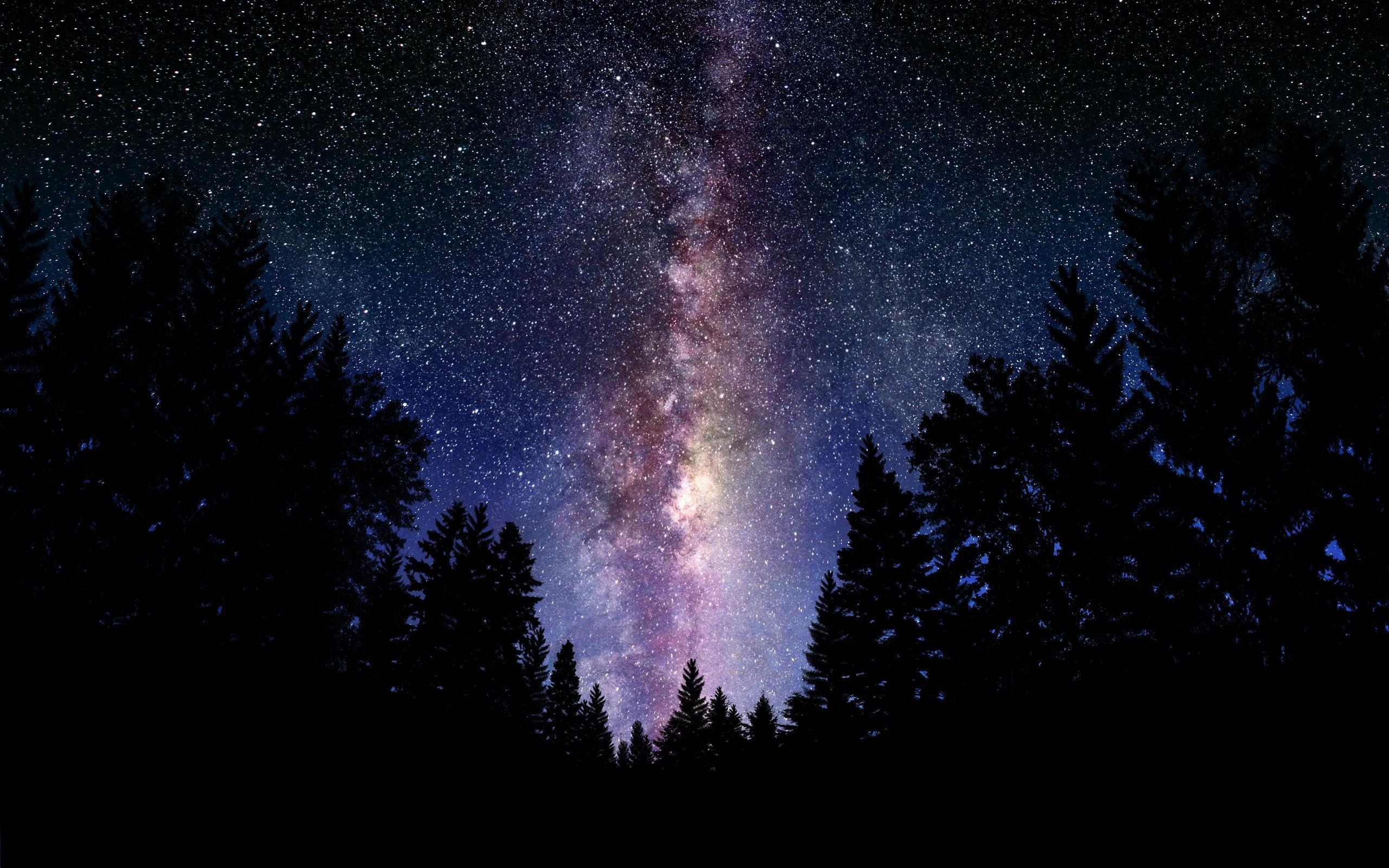 2560x1600 Black Galaxy Wallpaper, Desktop