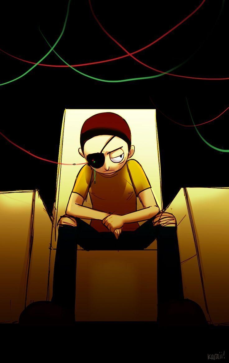 740x1170 leukaraii: “evil morty! being a morty, his brain can only house so, Phone