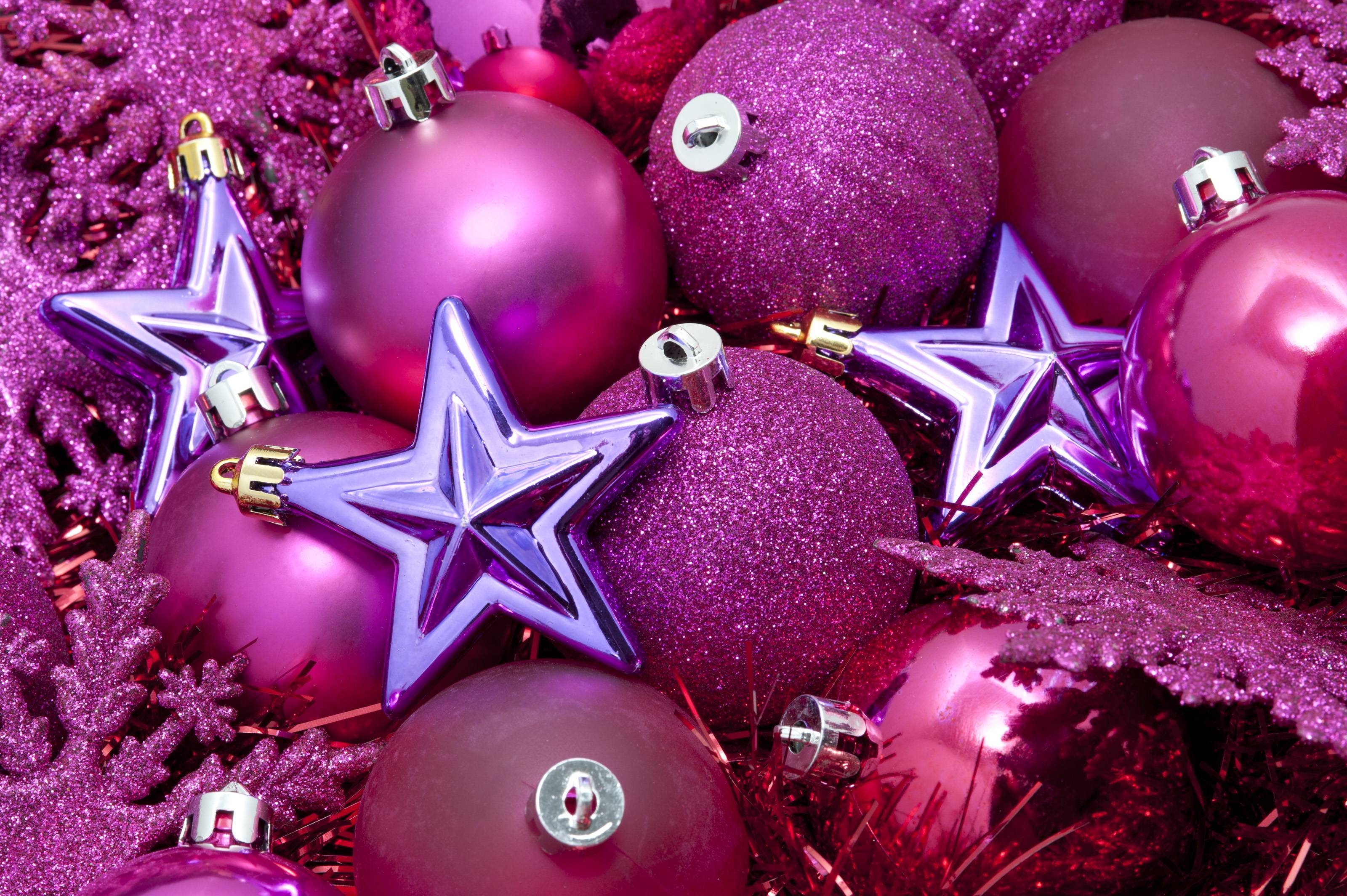 3200x2130 Pink Christmas Background Wallpaper, Desktop