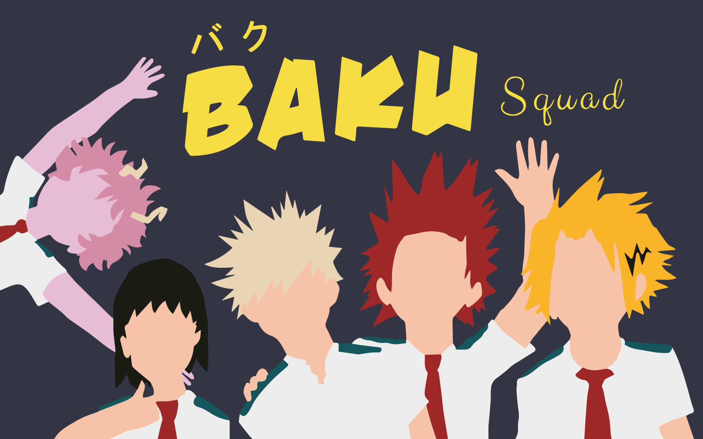 1440x900 BakuSquad Desktop Background based on my friend's sketch, Desktop