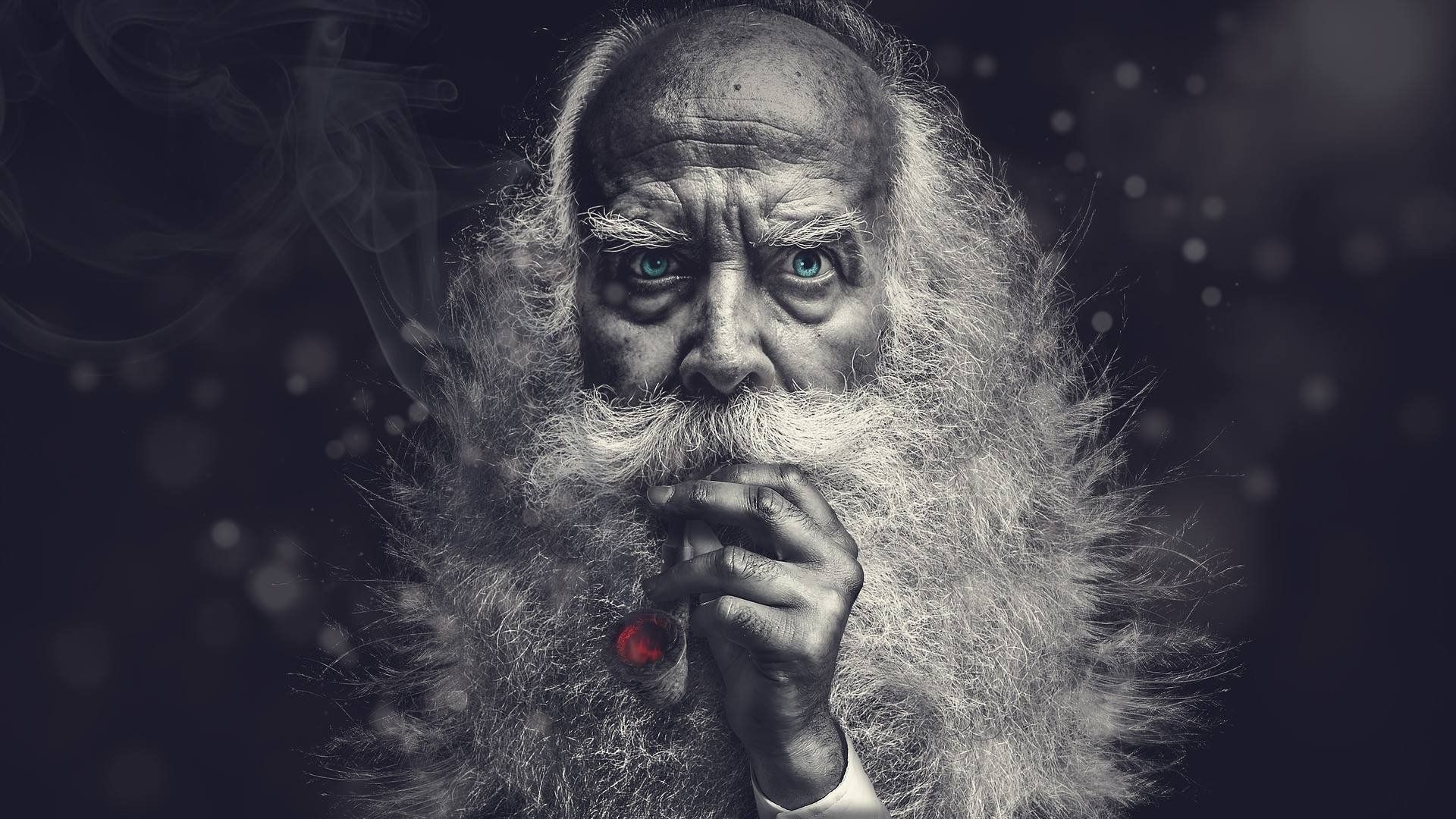 1920x1080 old people, Beards, Men, Selective coloring, Pipe Wallpaper HD, Desktop