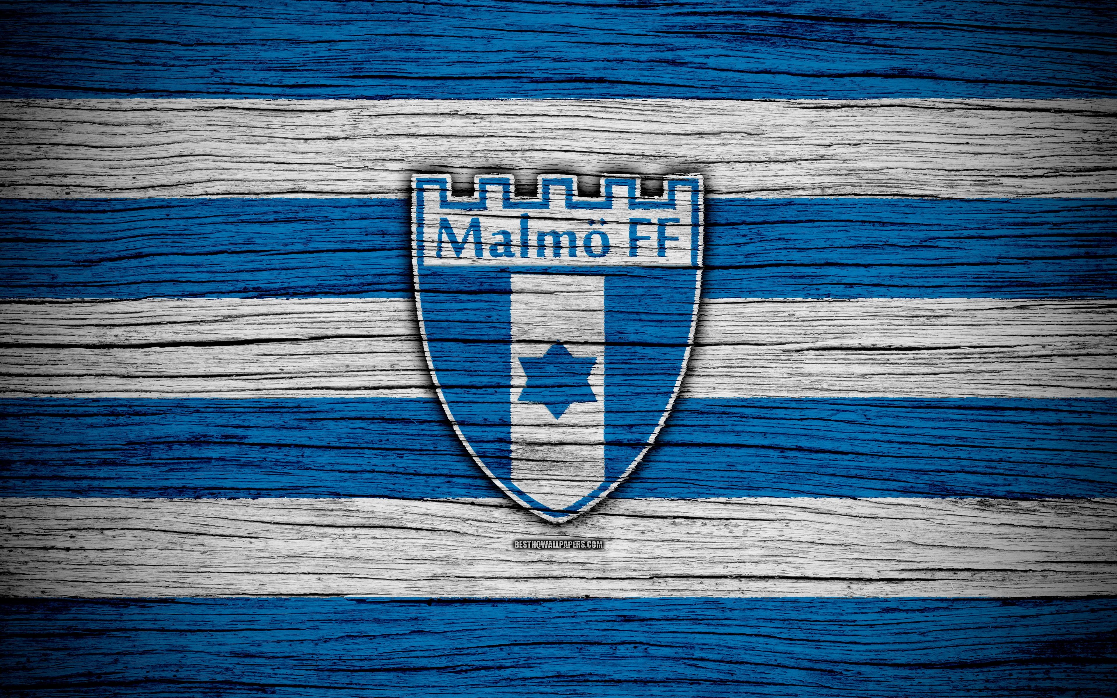 3840x2400 Download wallpaper Malmo FC, 4k, Allsvenskan, soccer, football club, Desktop