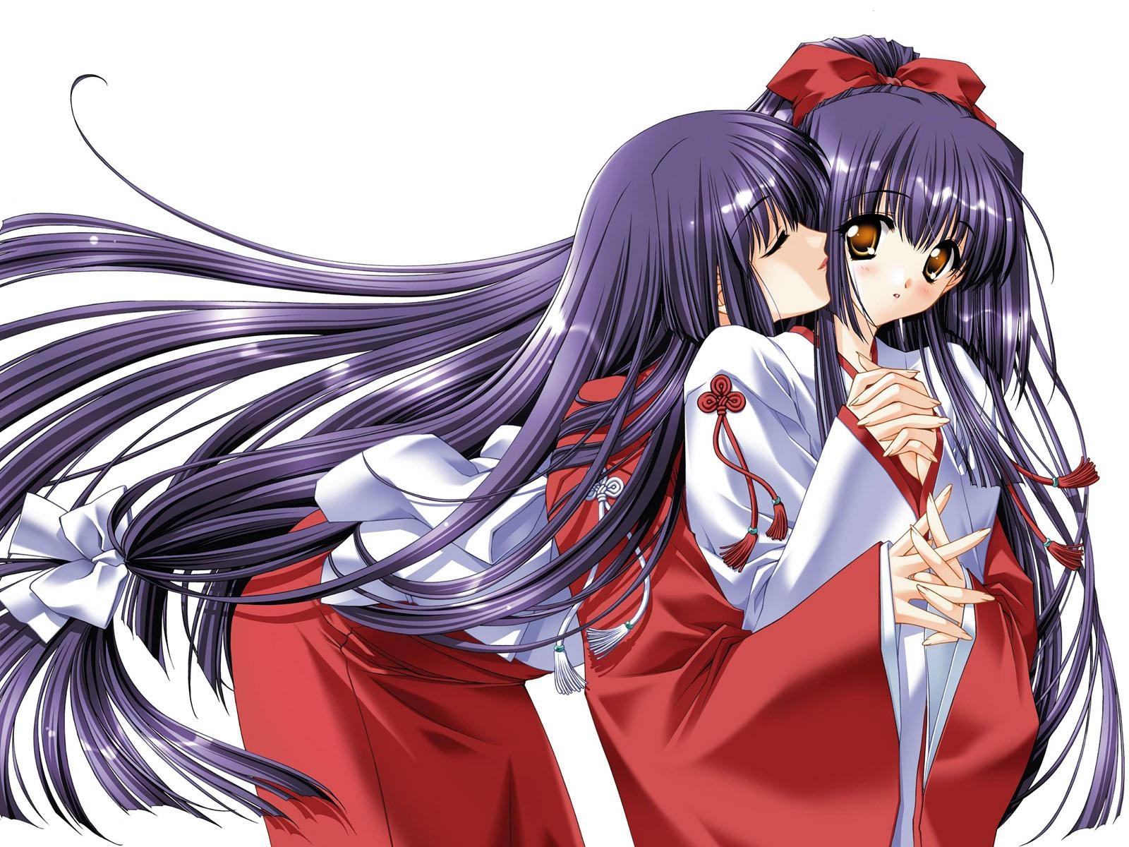 1600x1200 Girls Kissing Wallpaper Dual Monitors, Desktop