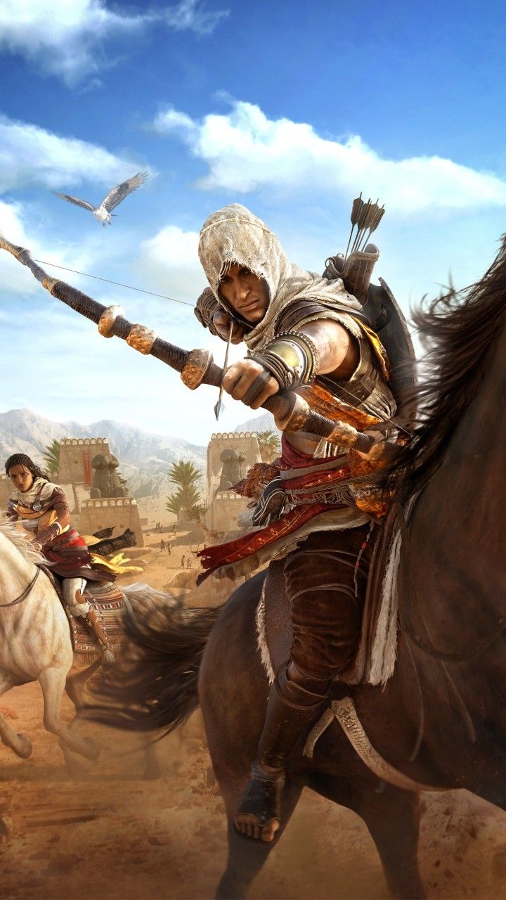 720x1280 Assassins Creed Origins 4K 8K Game Wallpaper, Phone