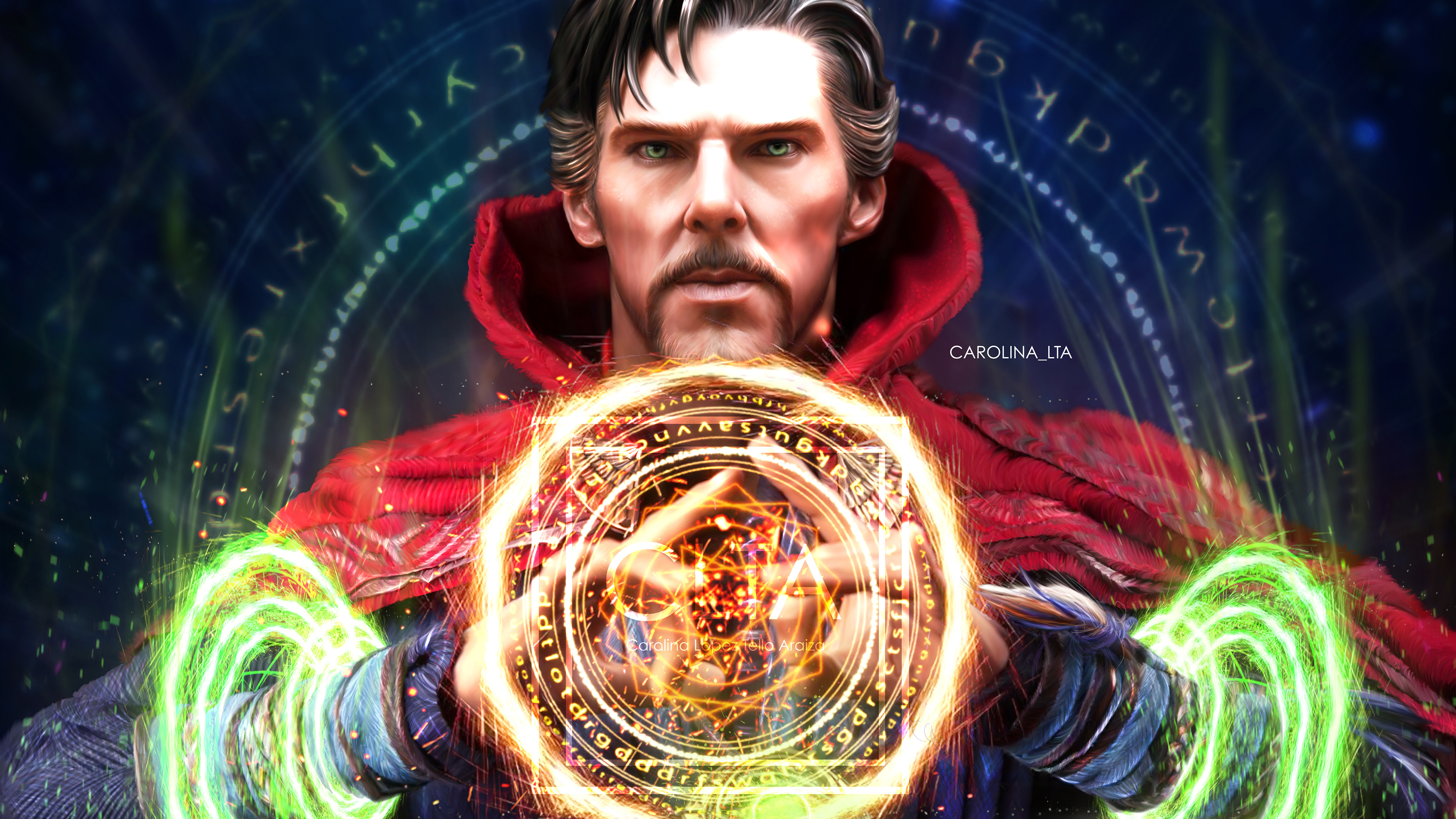 3840x2160 Doctor Strange Logo Wallpaper, Desktop