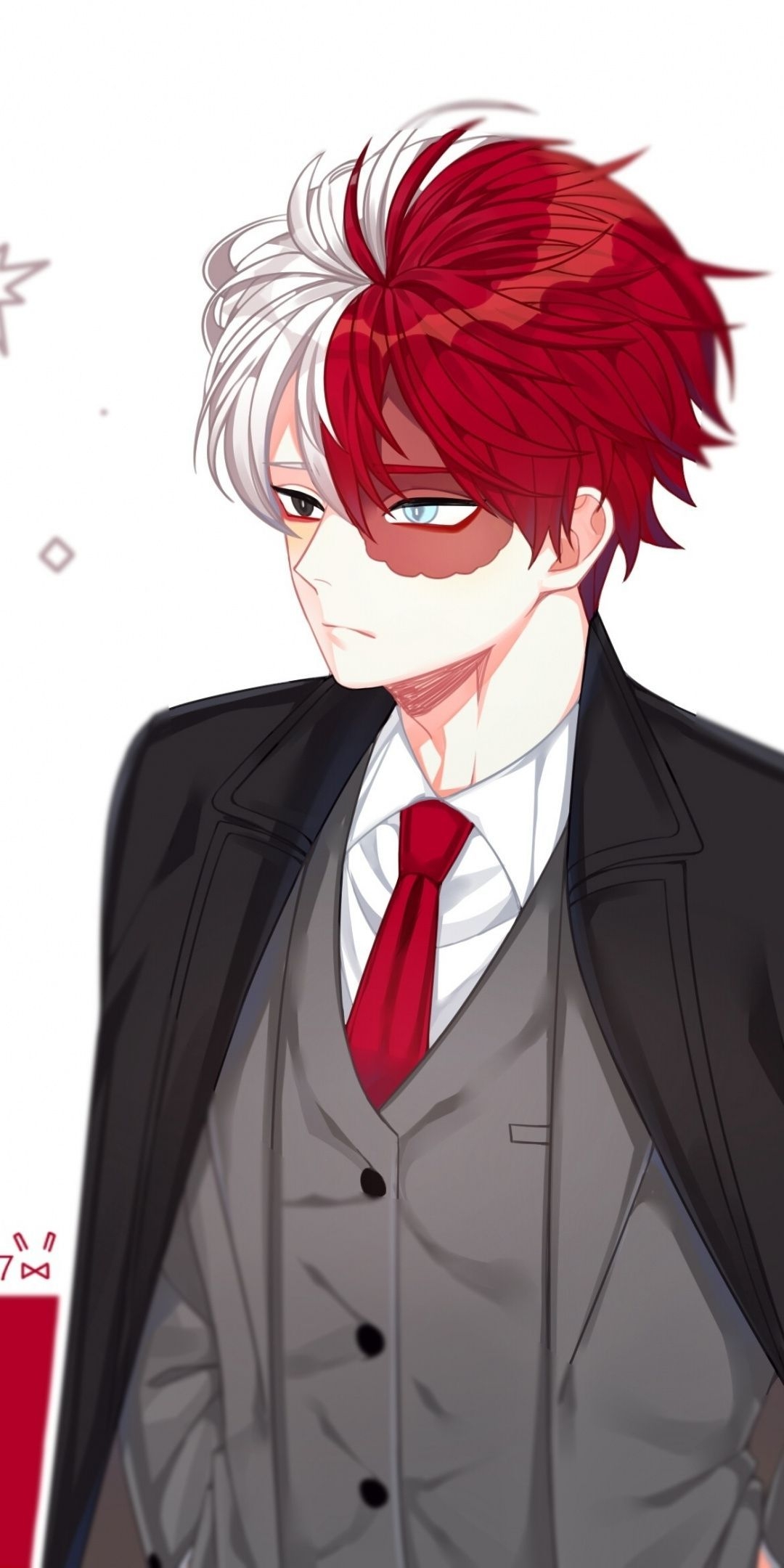 1080x2160 Anime boy, artwork, My Hero Academia, Shoto Todoroki,, Phone