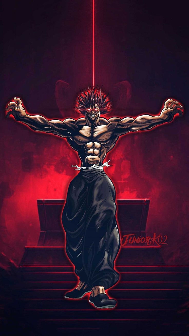 740x1310 Yujiro Hanma Wallpaper Discover more Anime, Baki the Grappler, Grappler Baki, Manga, Yujiro wallpaper.. Anime, Anime villians, Anime artwork, Phone