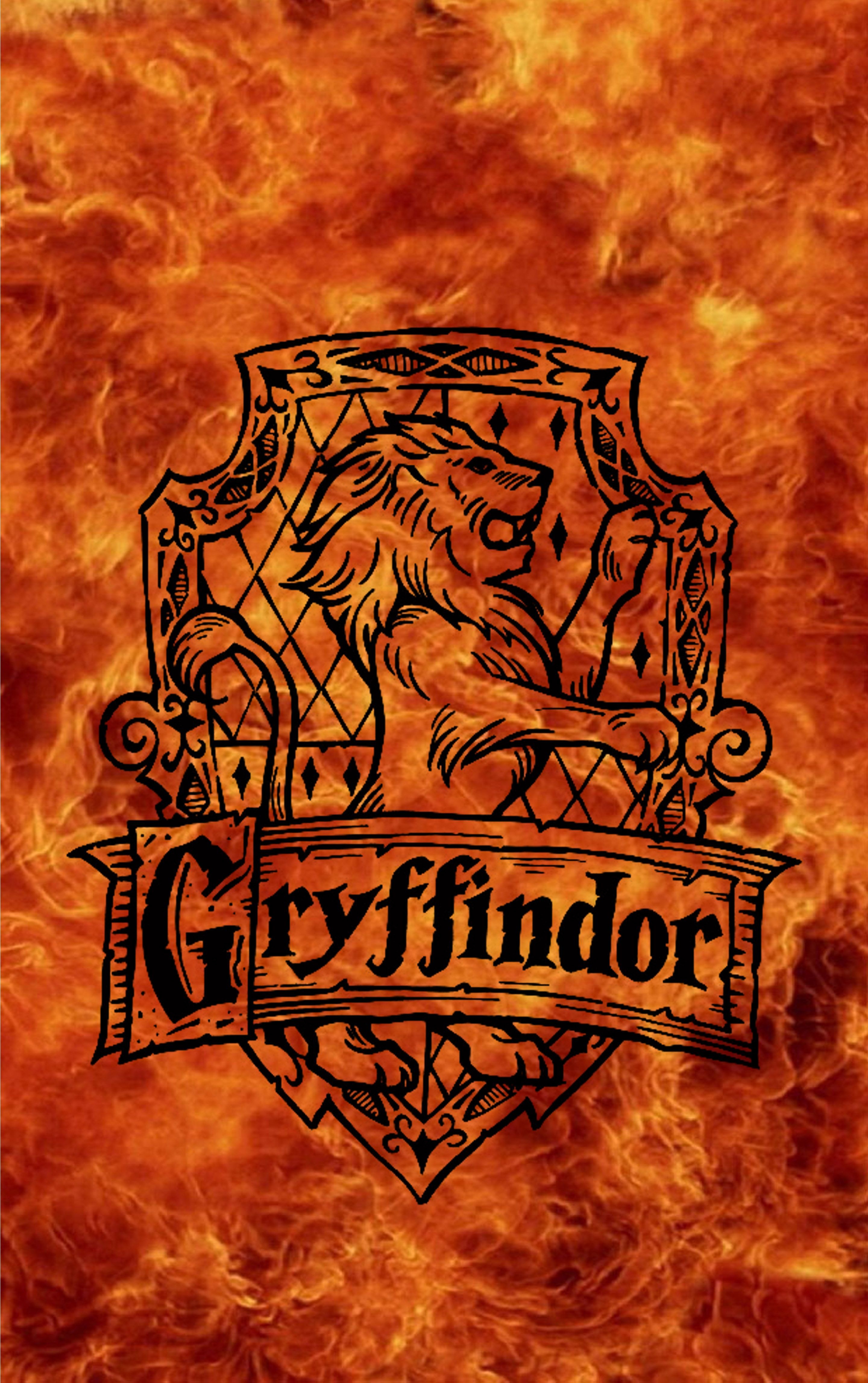 2880x4590 Gryffindor phone wallpaper background. Hogwarts Houses in 2018, Phone