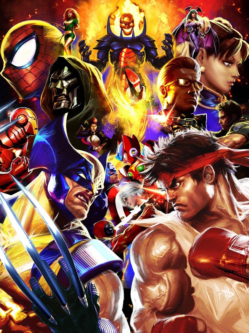 960x1280 Marvel Vs Capcom Wallpaper, Phone