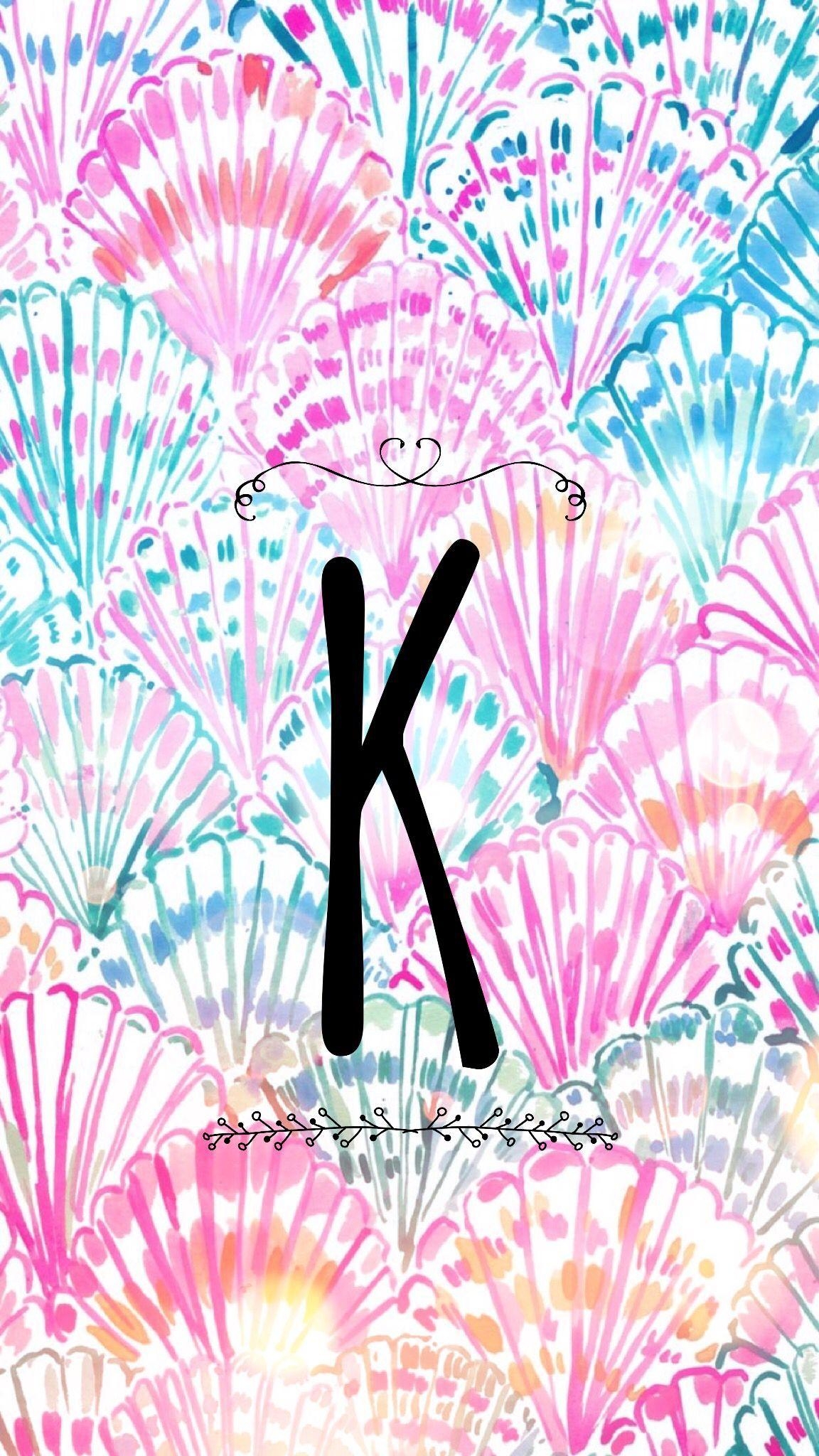 1160x2050 Letter K iPhone wallpaper. Mermaid inspired. Mermaid wallpaper iphone, iPhone background art, Monogram wallpaper, Phone