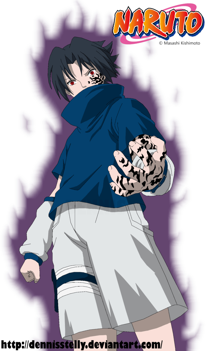 690x1170 Sasuke Cursed Mark PTS, Phone