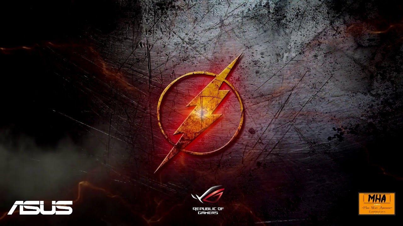 1280x720 Wallpaper Engine The Flash CW with Theme Song and Asus ROG logo MK2, Desktop