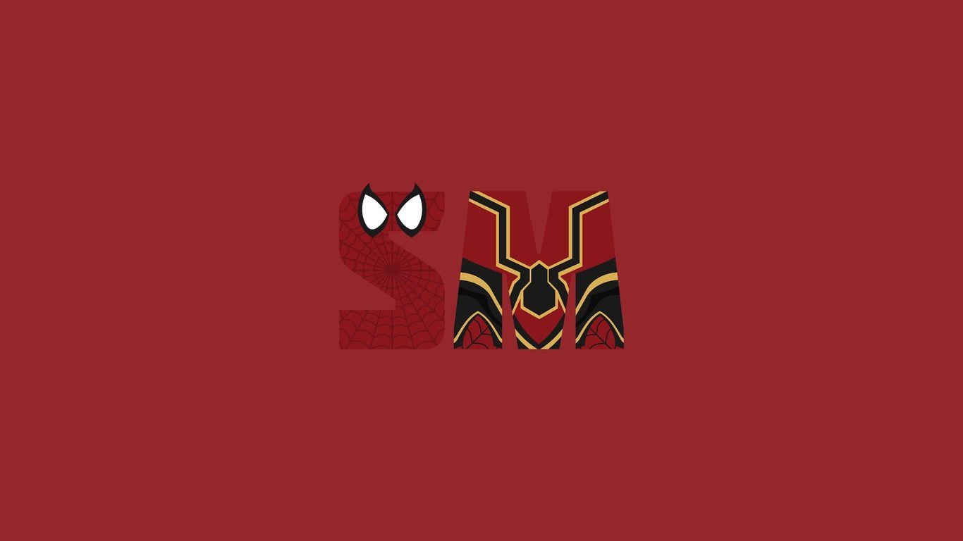 1370x770 Spiderman Minimalism Avengers Infinity War 5k, Desktop