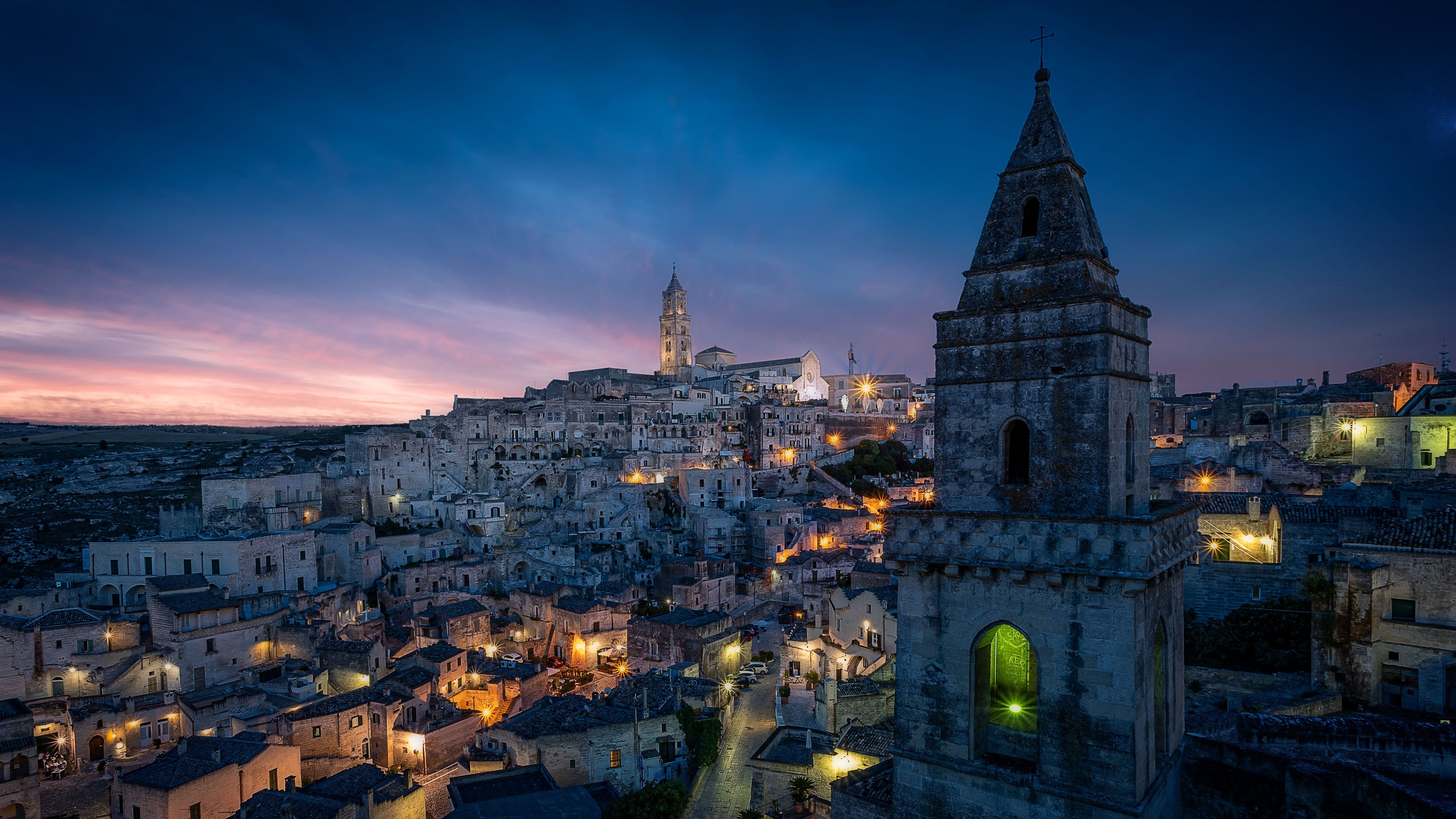 5160x2900 Matera Italy 4K wallpaper, Desktop