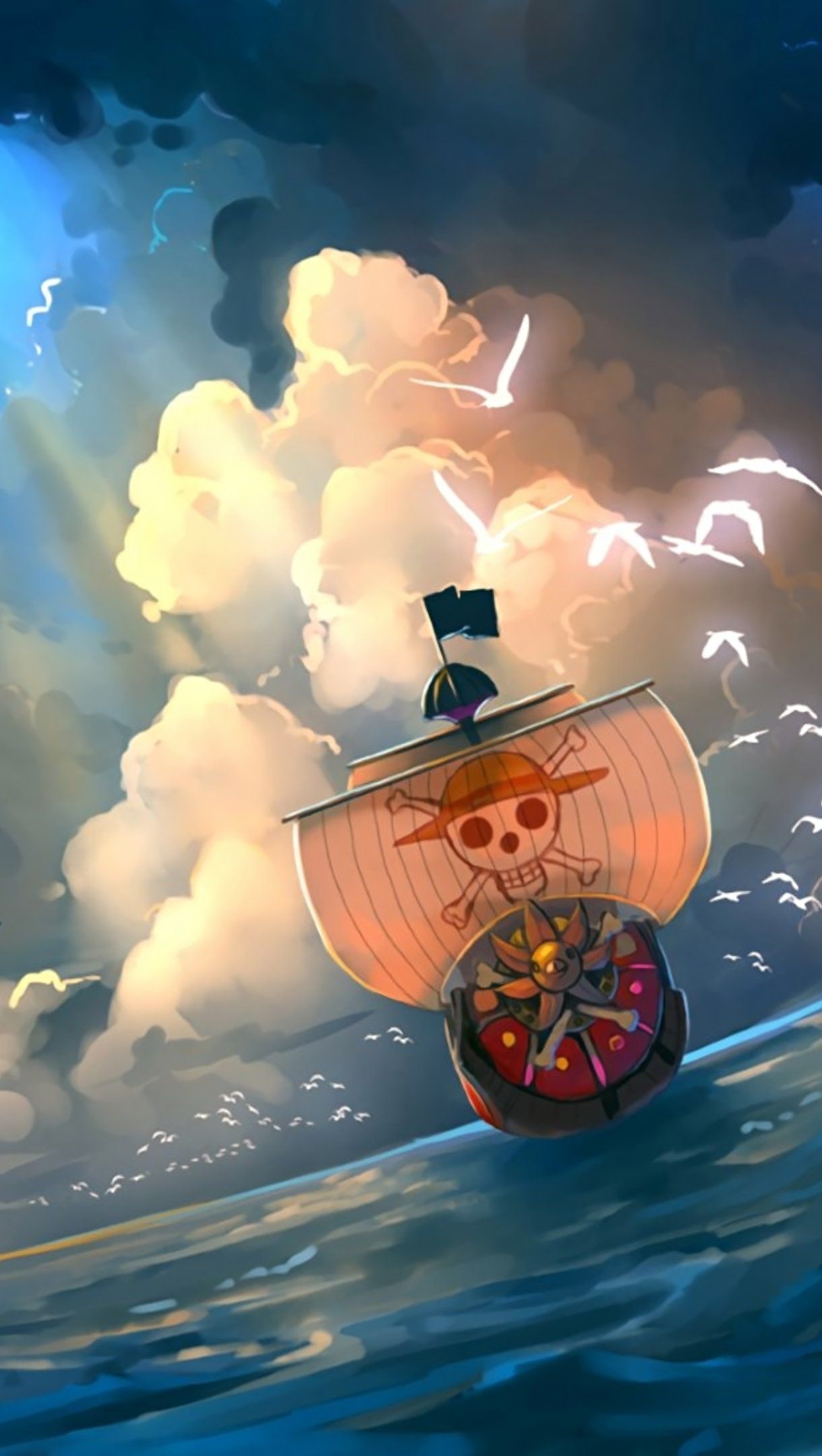 1220x2160 One Piece Artwork Anime Wallpaper 4k Ultra HD, Phone