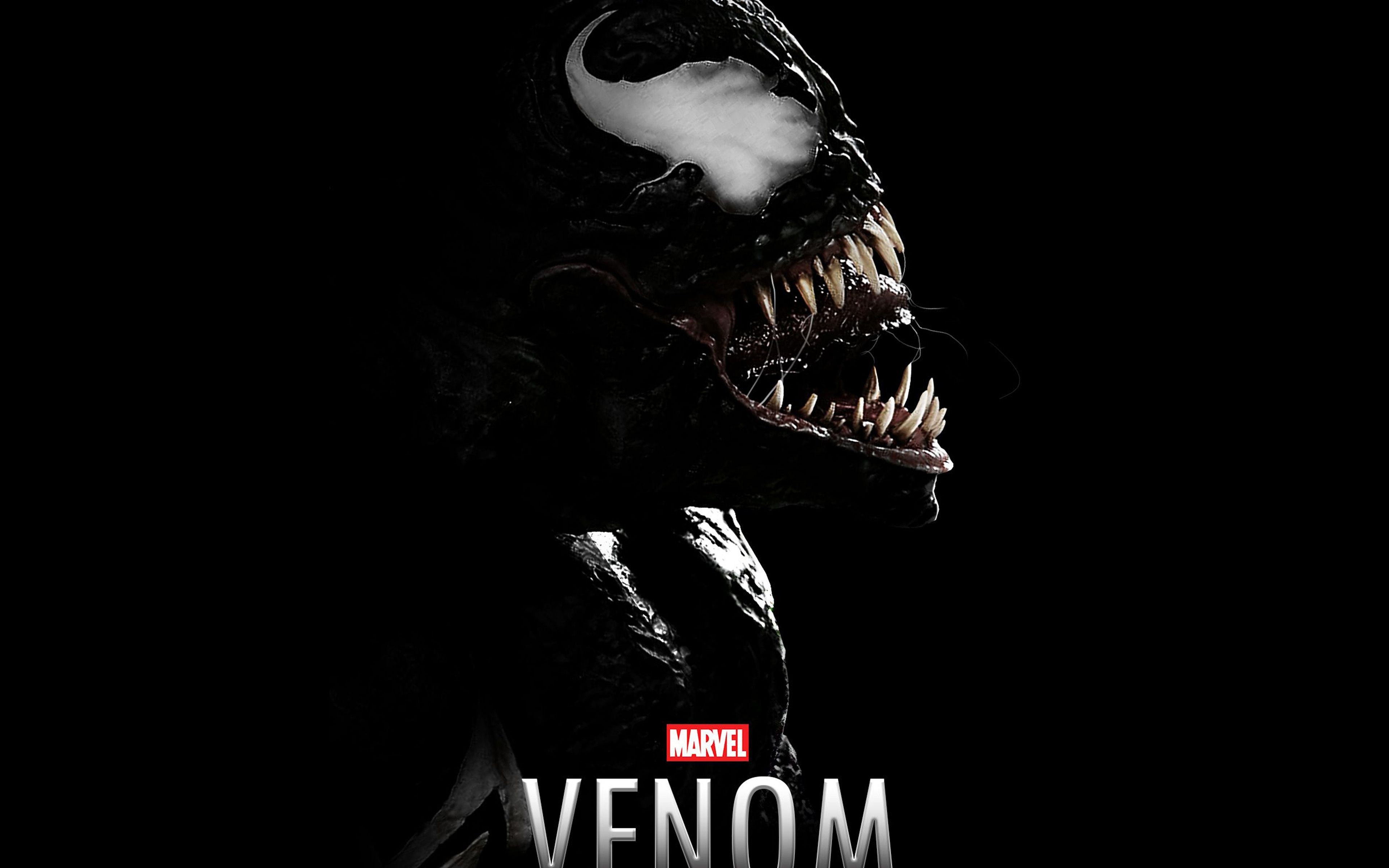 3840x2400 wallpaper for desktop, laptop. venom dark marvel hero dark logo art, Desktop