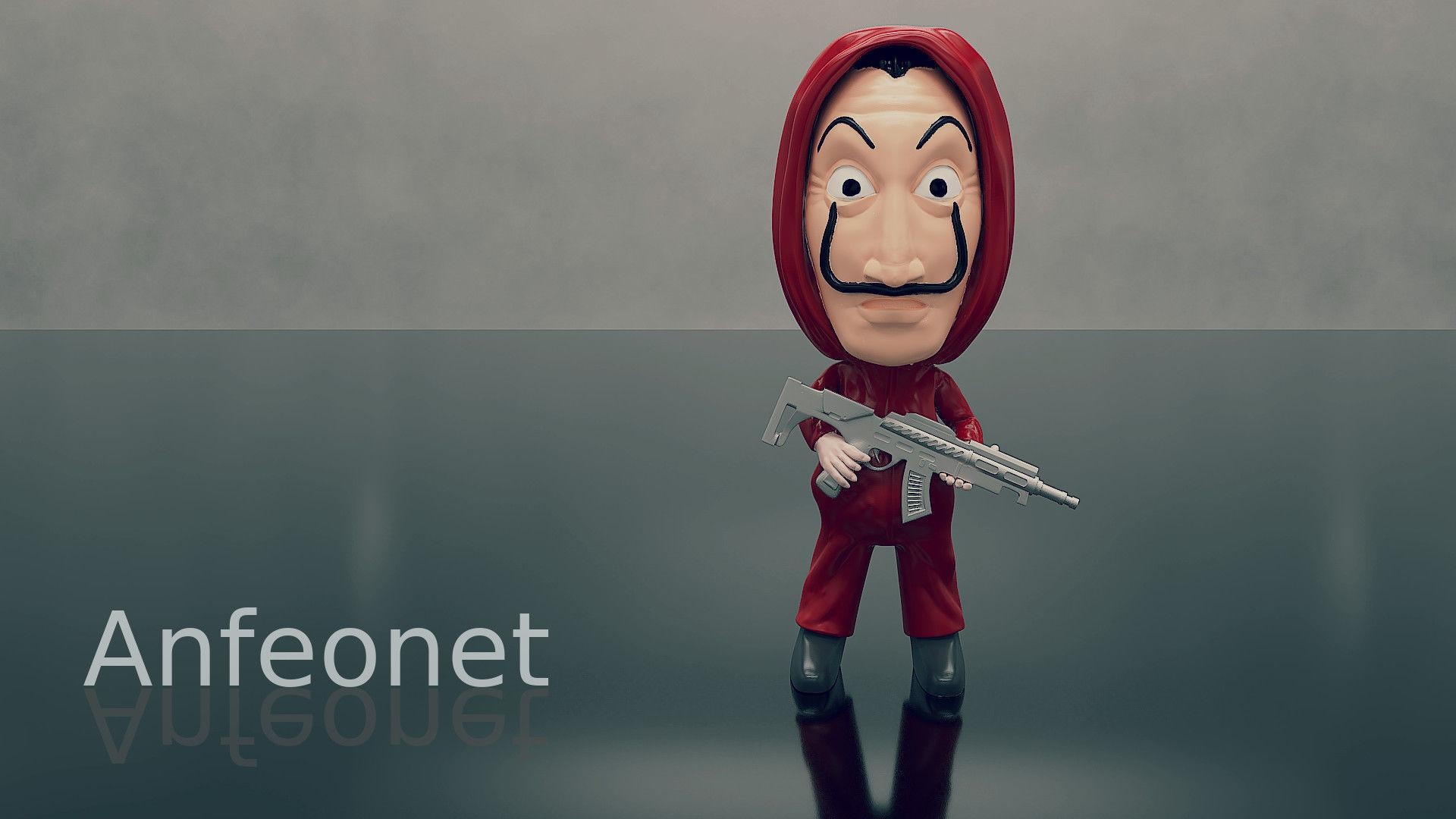 1920x1080 Money Heist La casa de papelD Print Model, Desktop