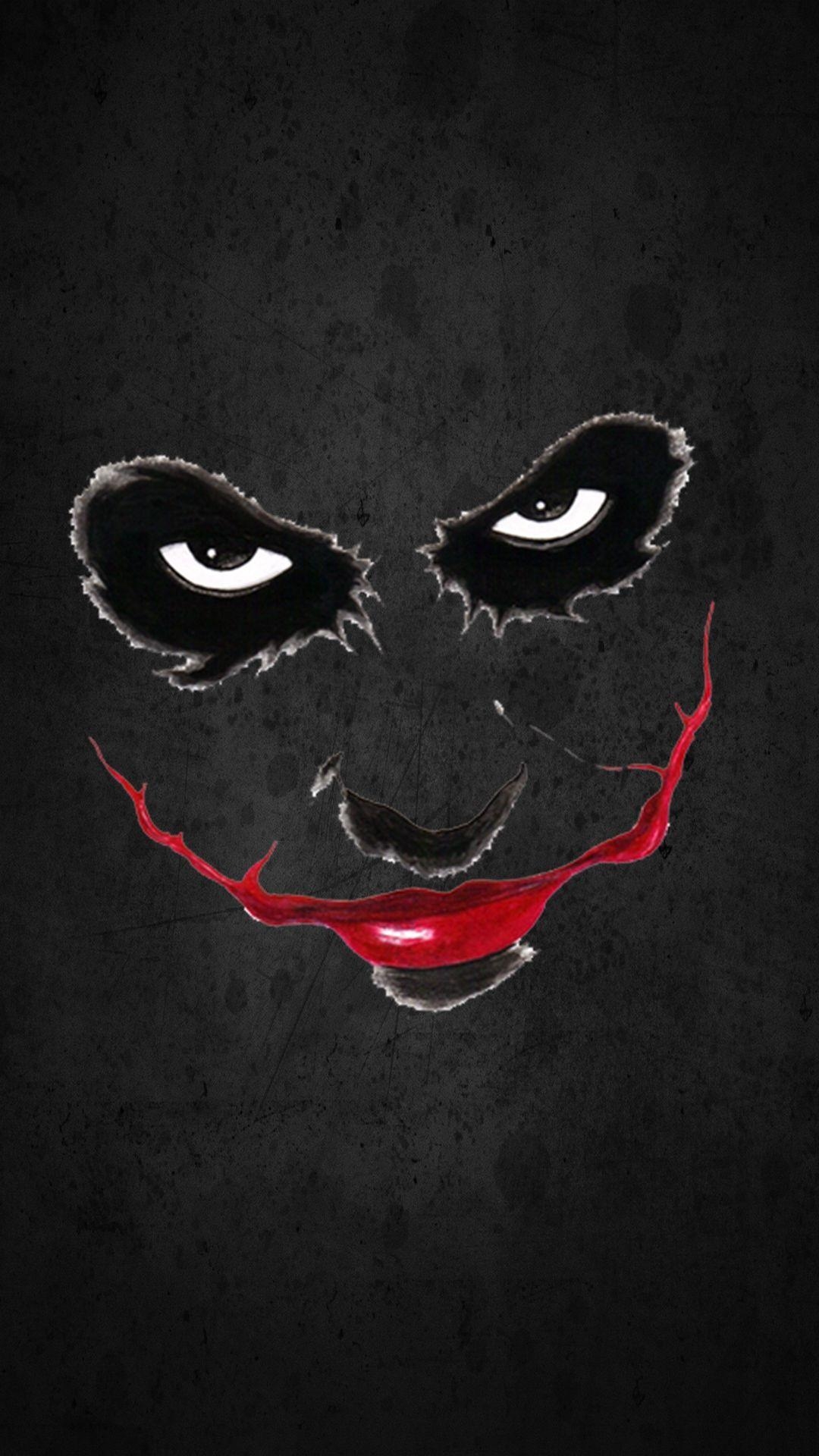 1080x1920 joker smile wallpaper, Phone