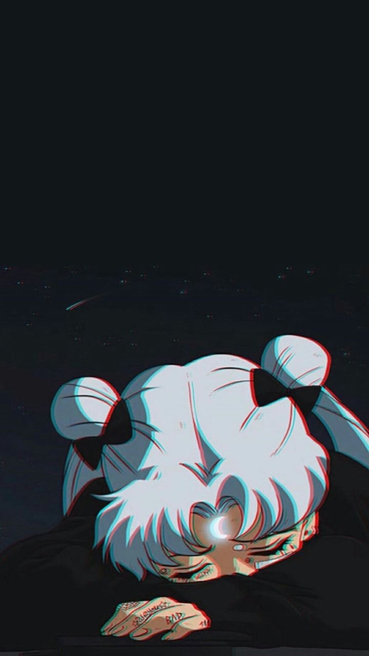 720x1280 Vaporwave Wallpaper Anime, Phone