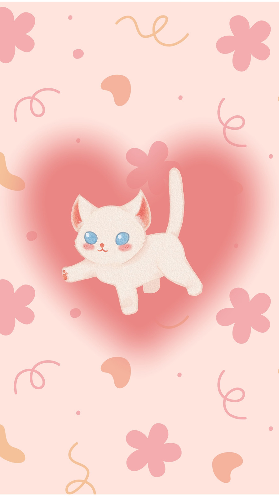 900x1600 cute cat wallpaper, Phone