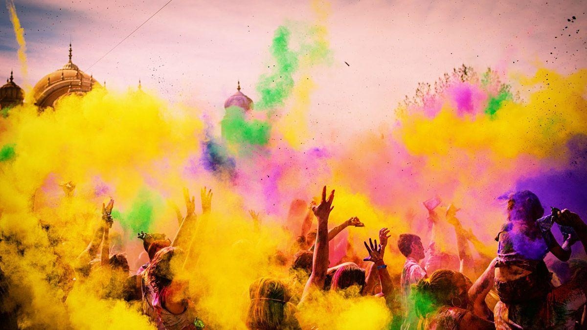 1200x680 India Holi Wallpaper Free India Holi Background, Desktop