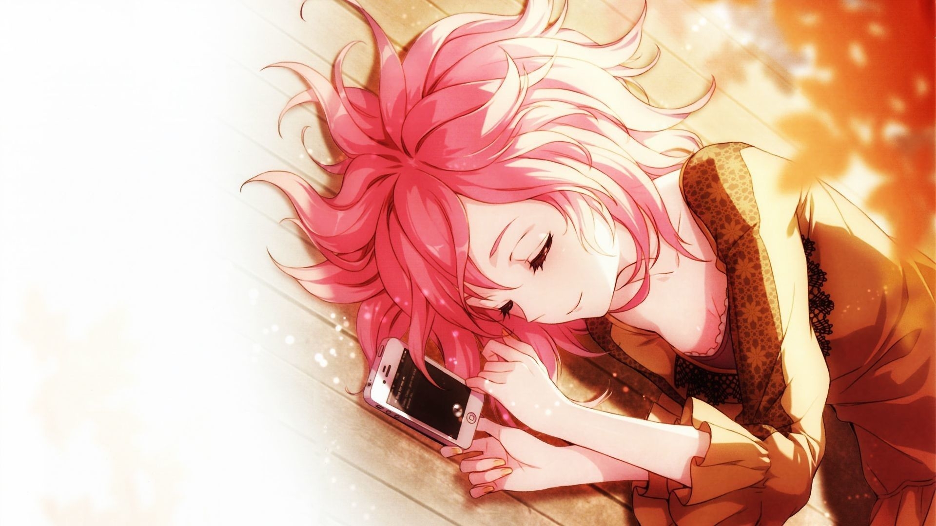 1920x1080 Download 1k Mikasa Ackerman Kawaii Girl Sleeping With Phone, Desktop