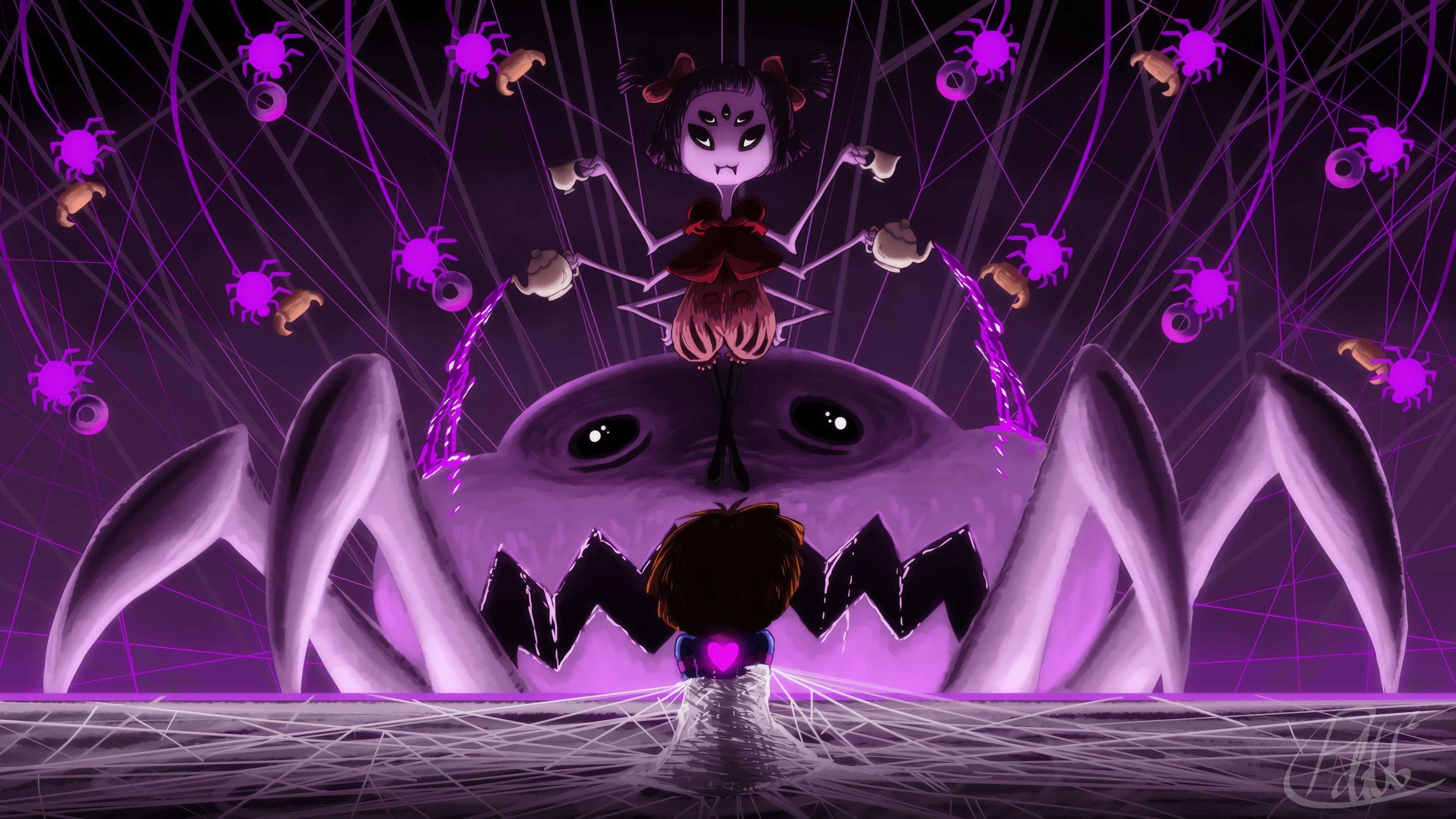 3200x1800 Undertale Muffet Wallpaper, Desktop