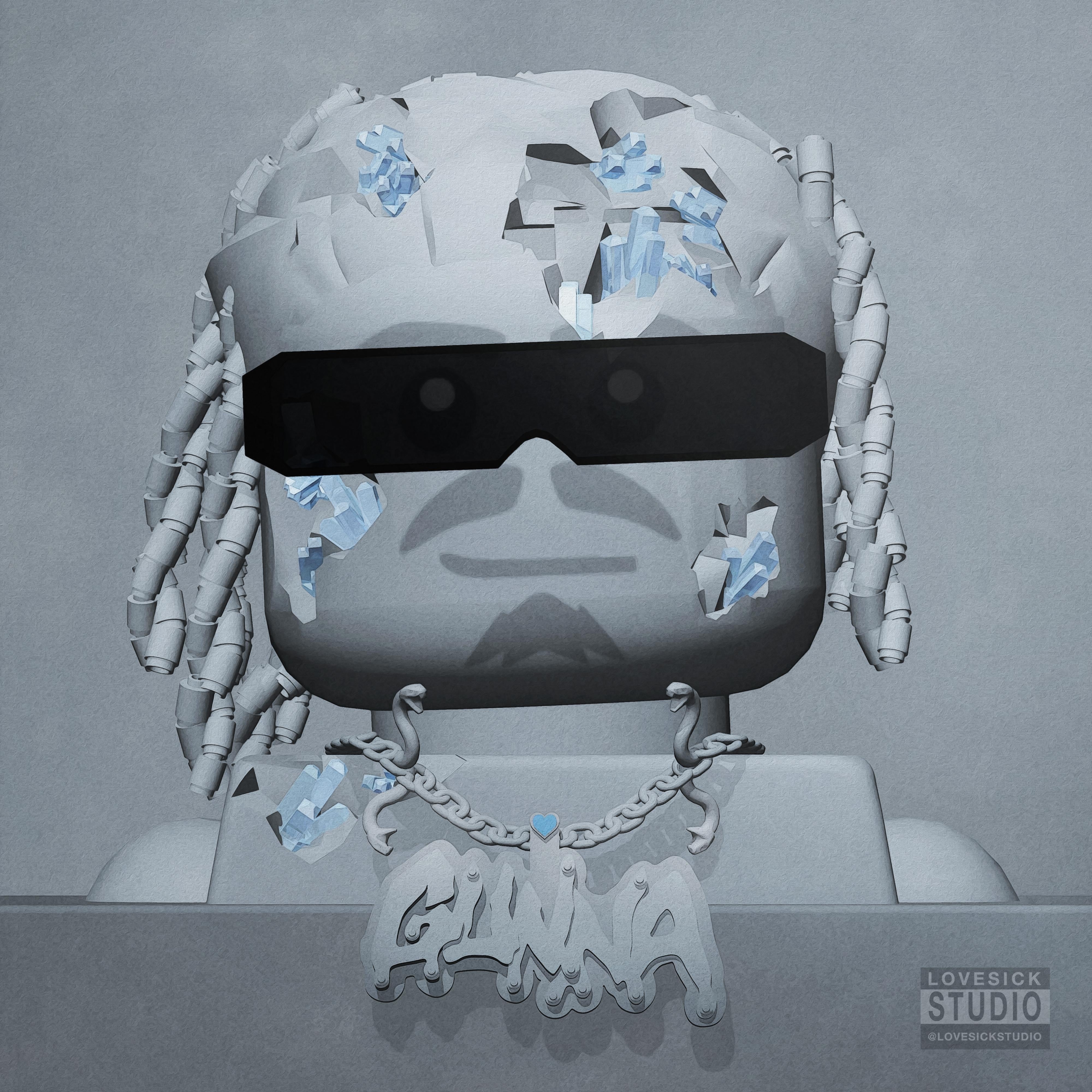 4000x4000 Gunna Lego Album Art Remake, Phone