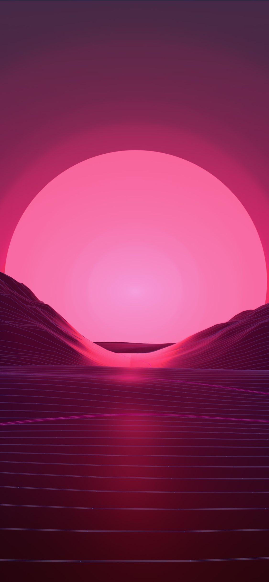 1130x2440 Neon Sunset 4k iPhone XS, iPhone iPhone X HD 4k, Phone