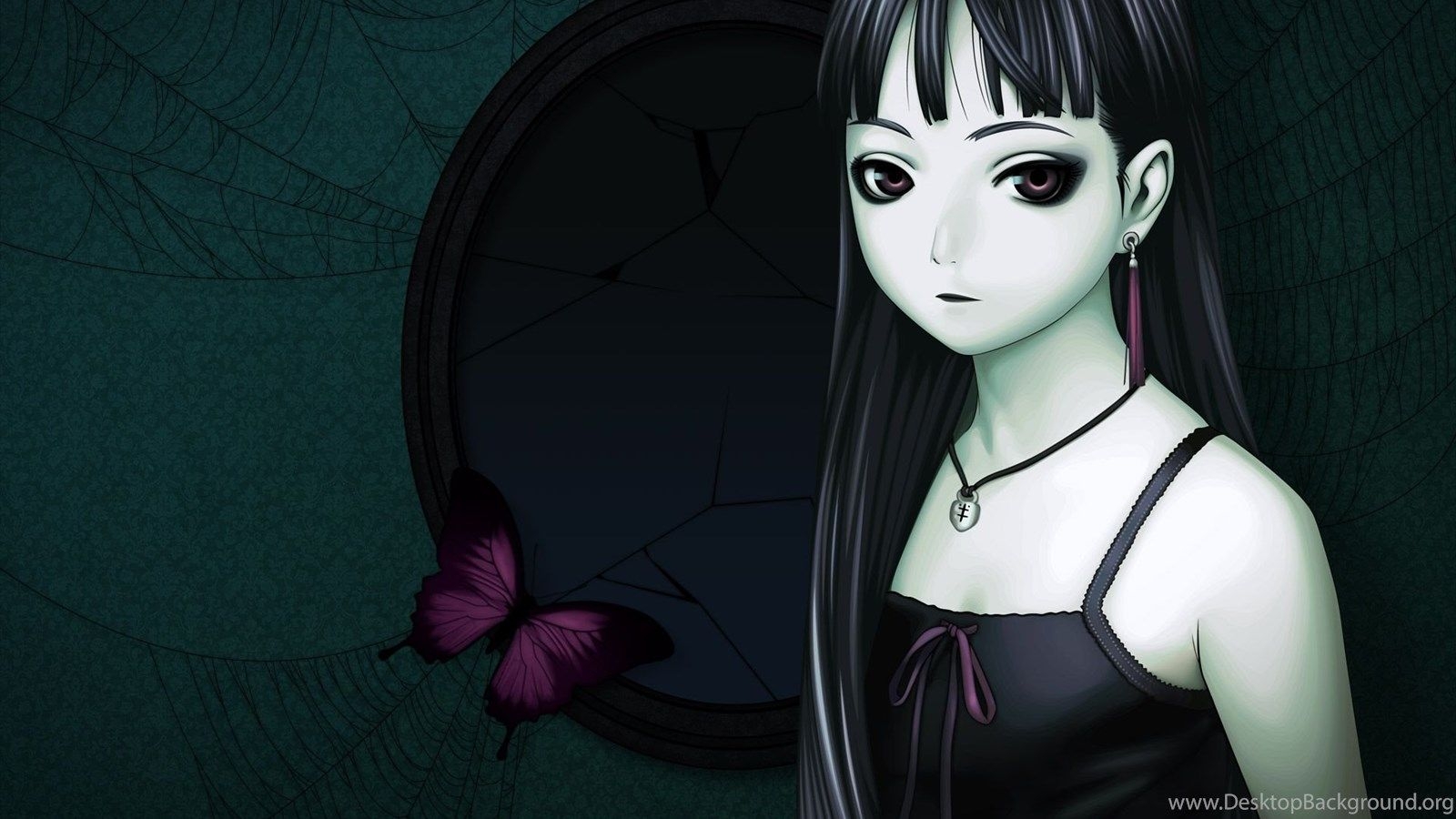 1600x900 Download Anime Goth Girl Wallpaper 1920x1200 Desktop Background, Desktop