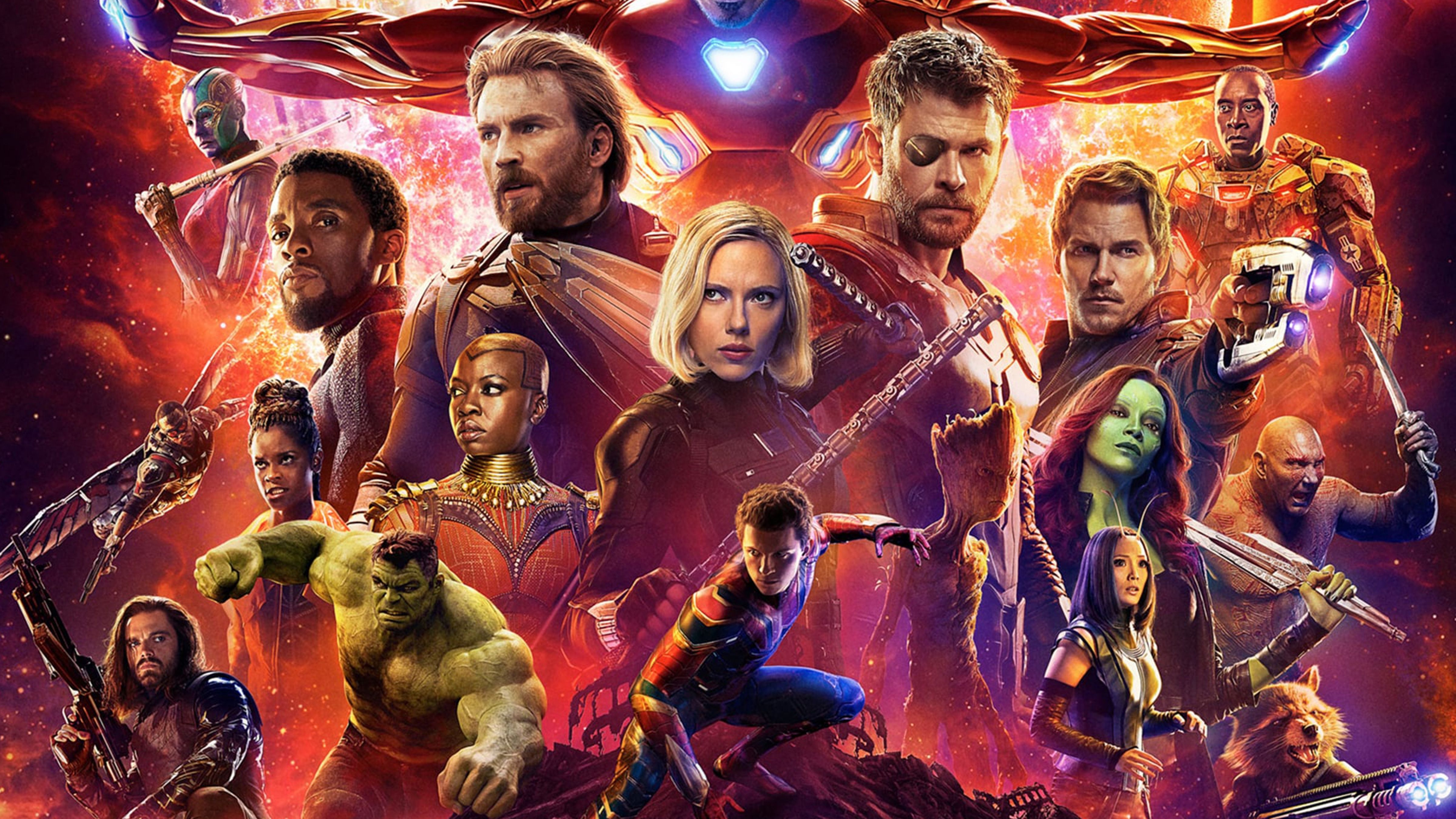 4800x2700 Avengers Infinity War 2018 Poster 4k, HD Movies, 4k Wallpaper, Desktop