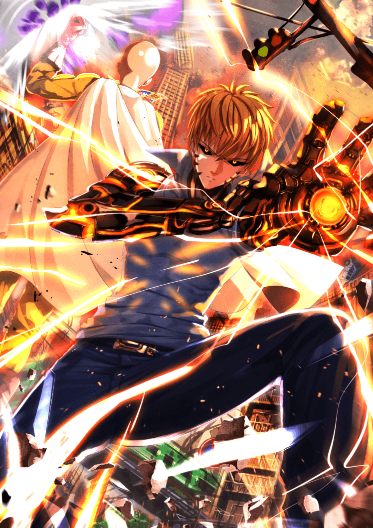 750x1060 One Punch Man, Genos Wallpaper HD / Desktop and Mobile Background, Phone