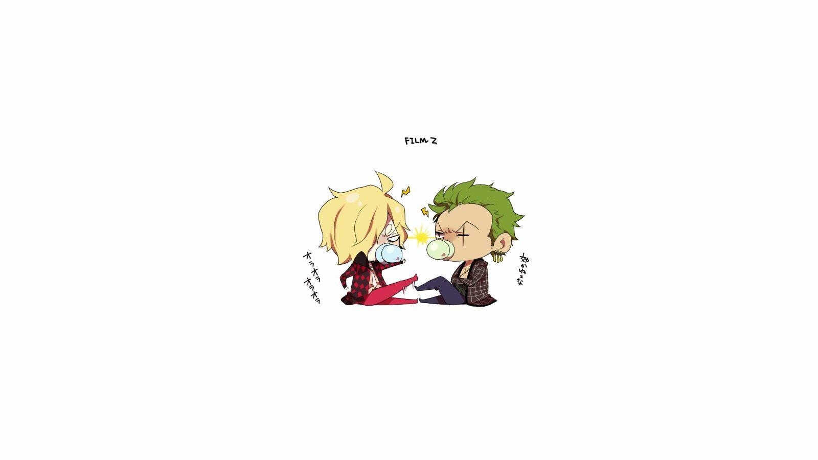 1600x900 Zoro and Sanji chibi Wallpaper and Background Imagex900, Desktop